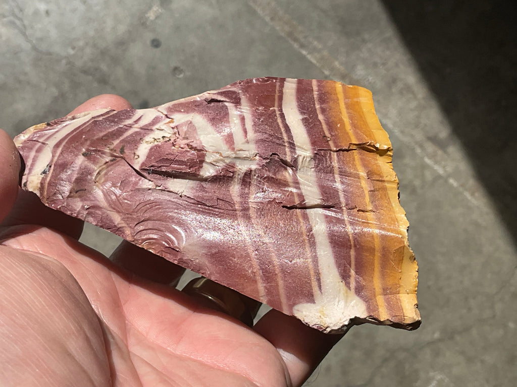 322g Banded Mookaite Rough Piece 2A