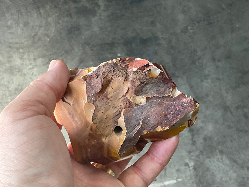 538g Banded Mookaite Rough Piece 2B