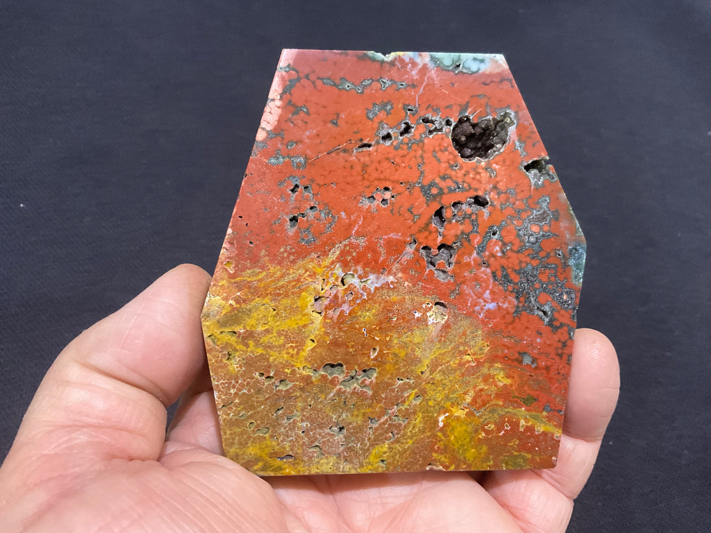 144g Ocean Jasper Polished Slab 5B