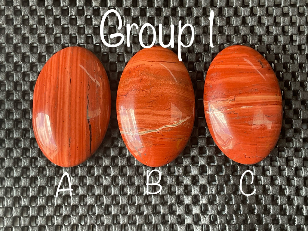 52g Red Jasper Palmstone 1C