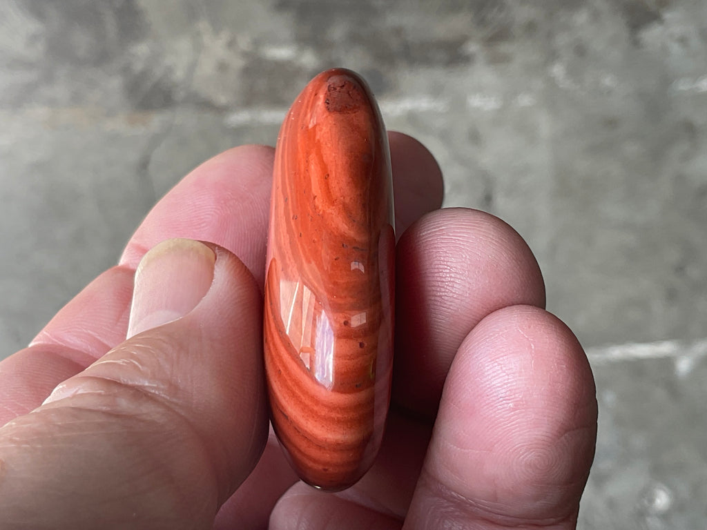 50g Red Jasper Palmstone 1A