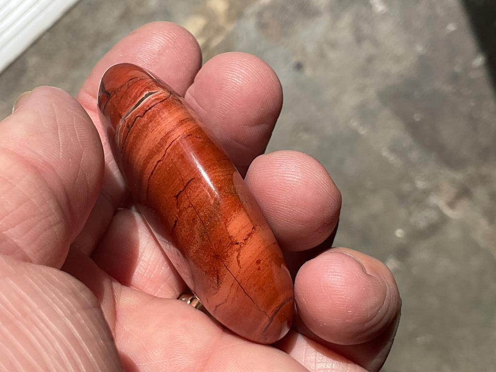 52g Red Jasper Palmstone 1B