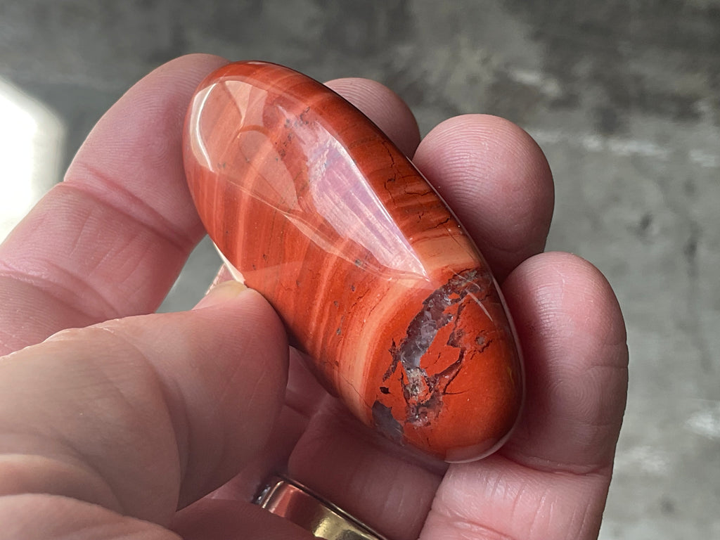 54g Red Jasper Palmstone 2A