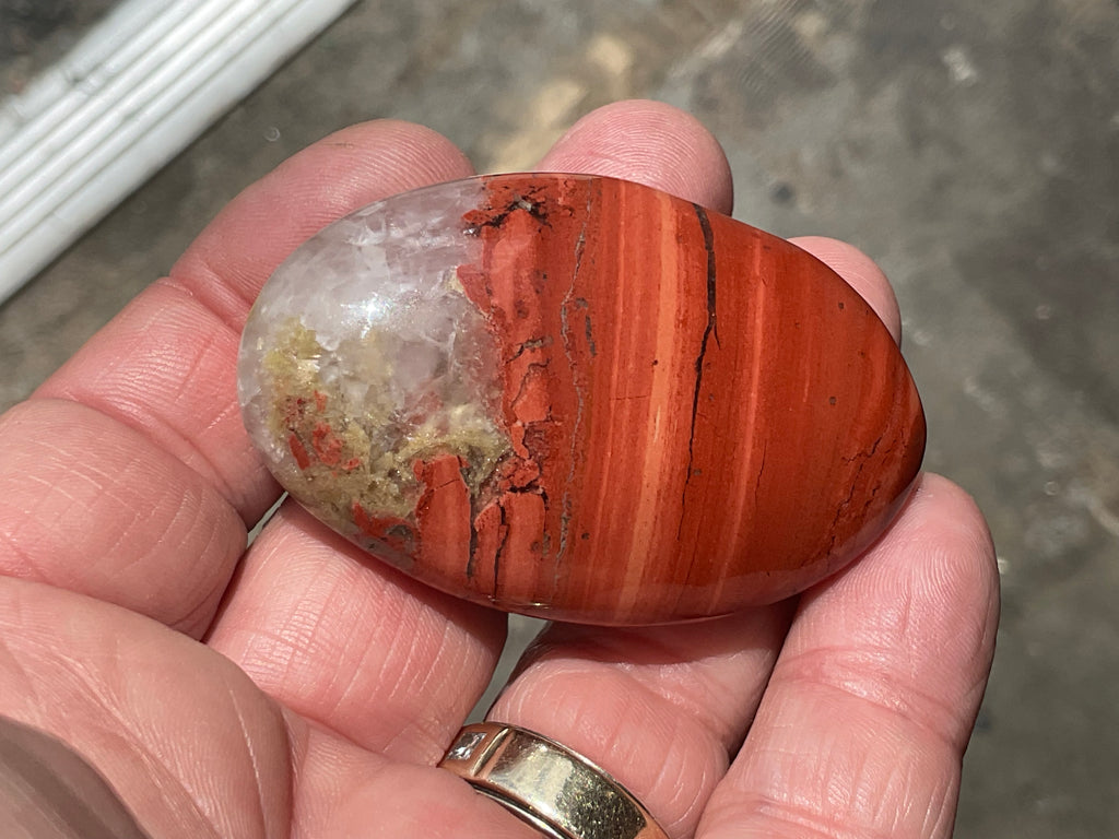 54g Red Jasper Palmstone 2B