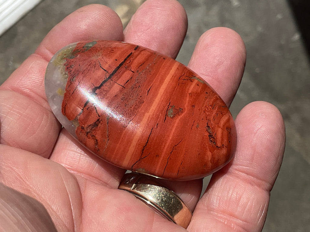 54g Red Jasper Palmstone 2B