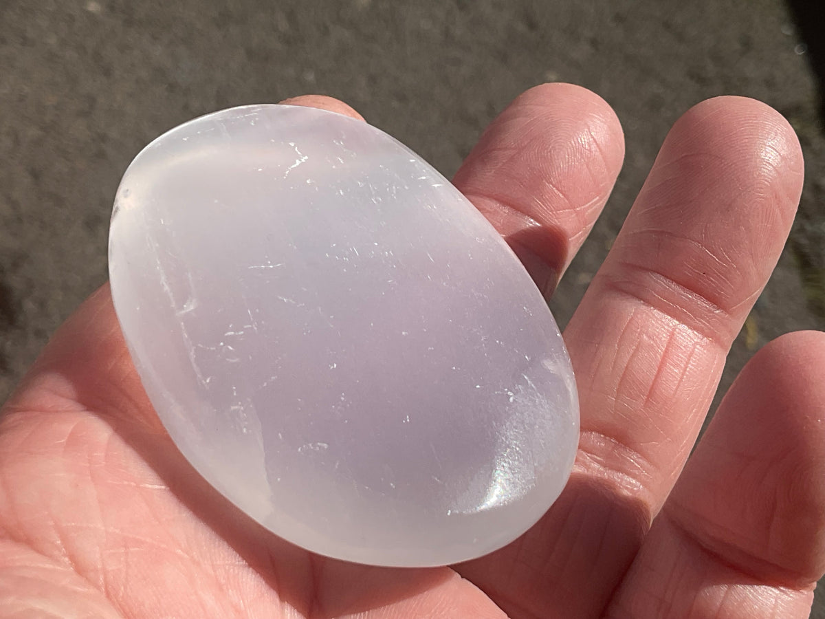 67g Selenite Palmstone 1A