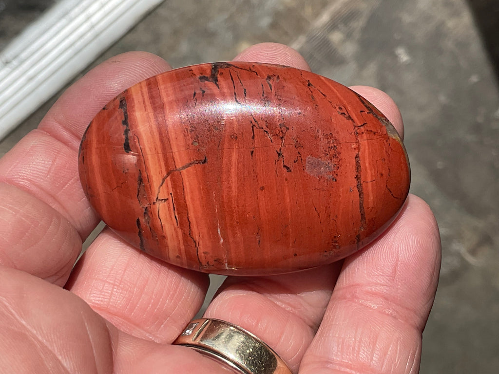 56g Red Jasper Palmstone 2C