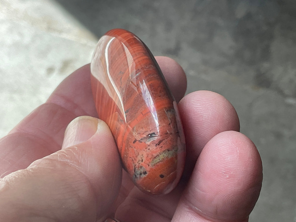 56g Red Jasper Palmstone 3A