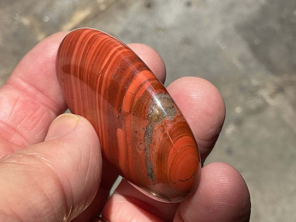 56g Red Jasper Palmstone 3A