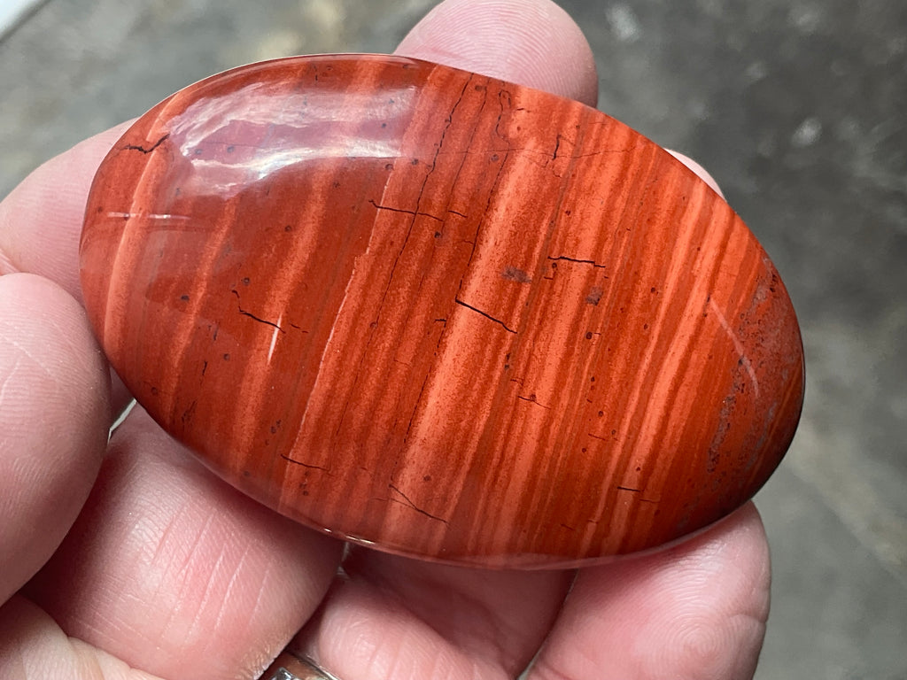 56g Red Jasper Palmstone 3B