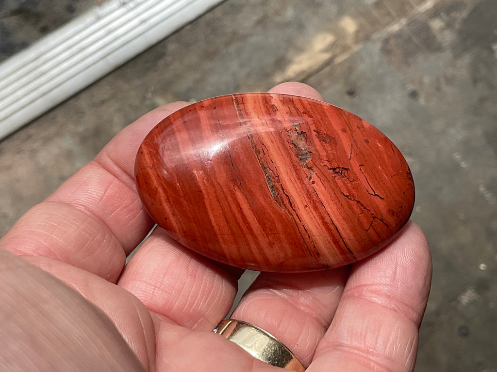 56g Red Jasper Palmstone 3C