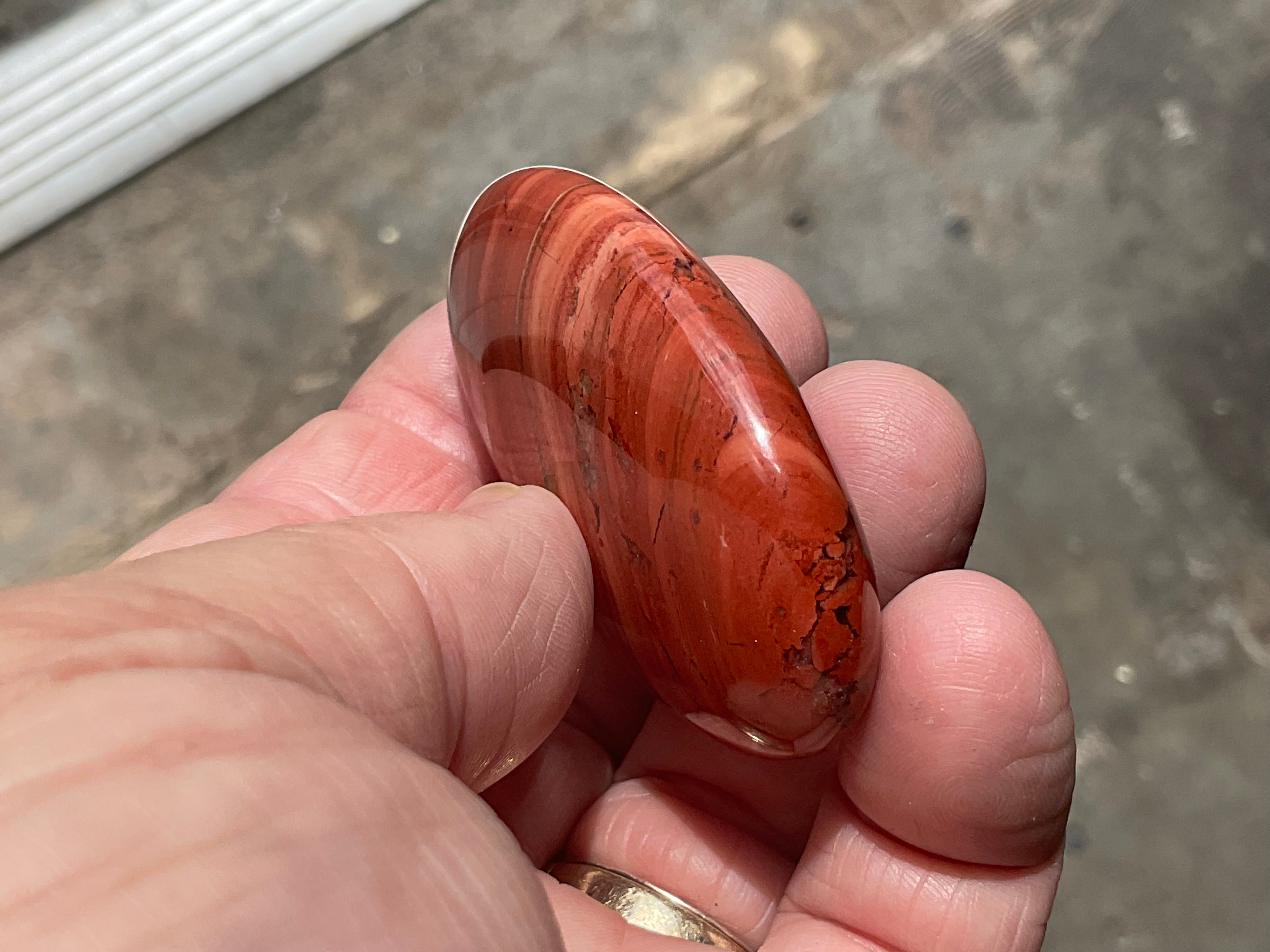 56g Red Jasper Palmstone 3C