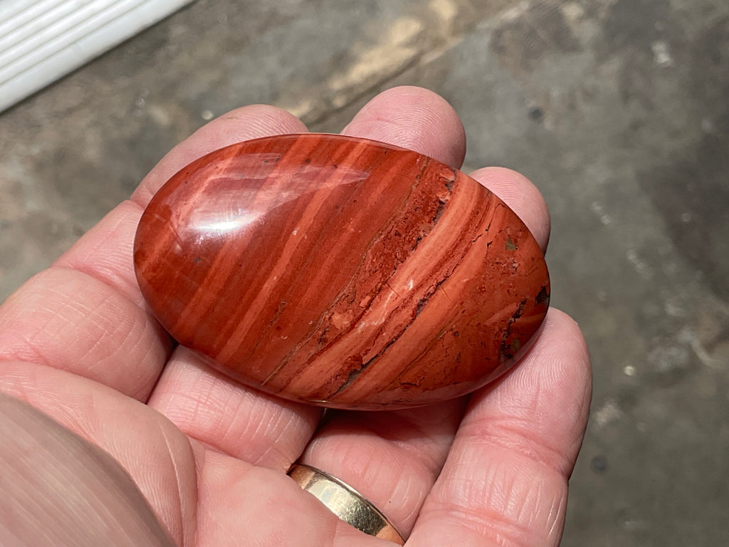 56g Red Jasper Palmstone 3C