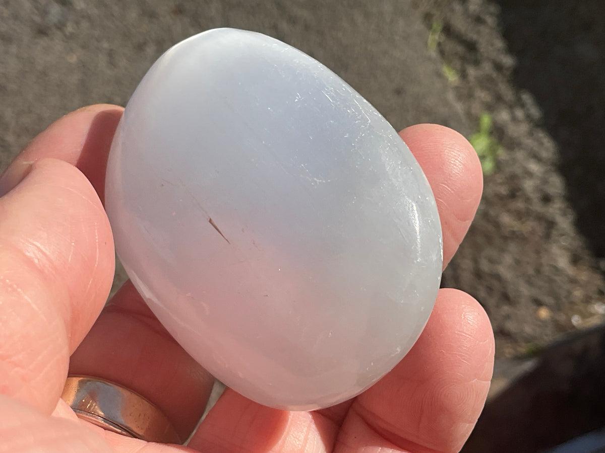 84g Selenite Palmstone 2B