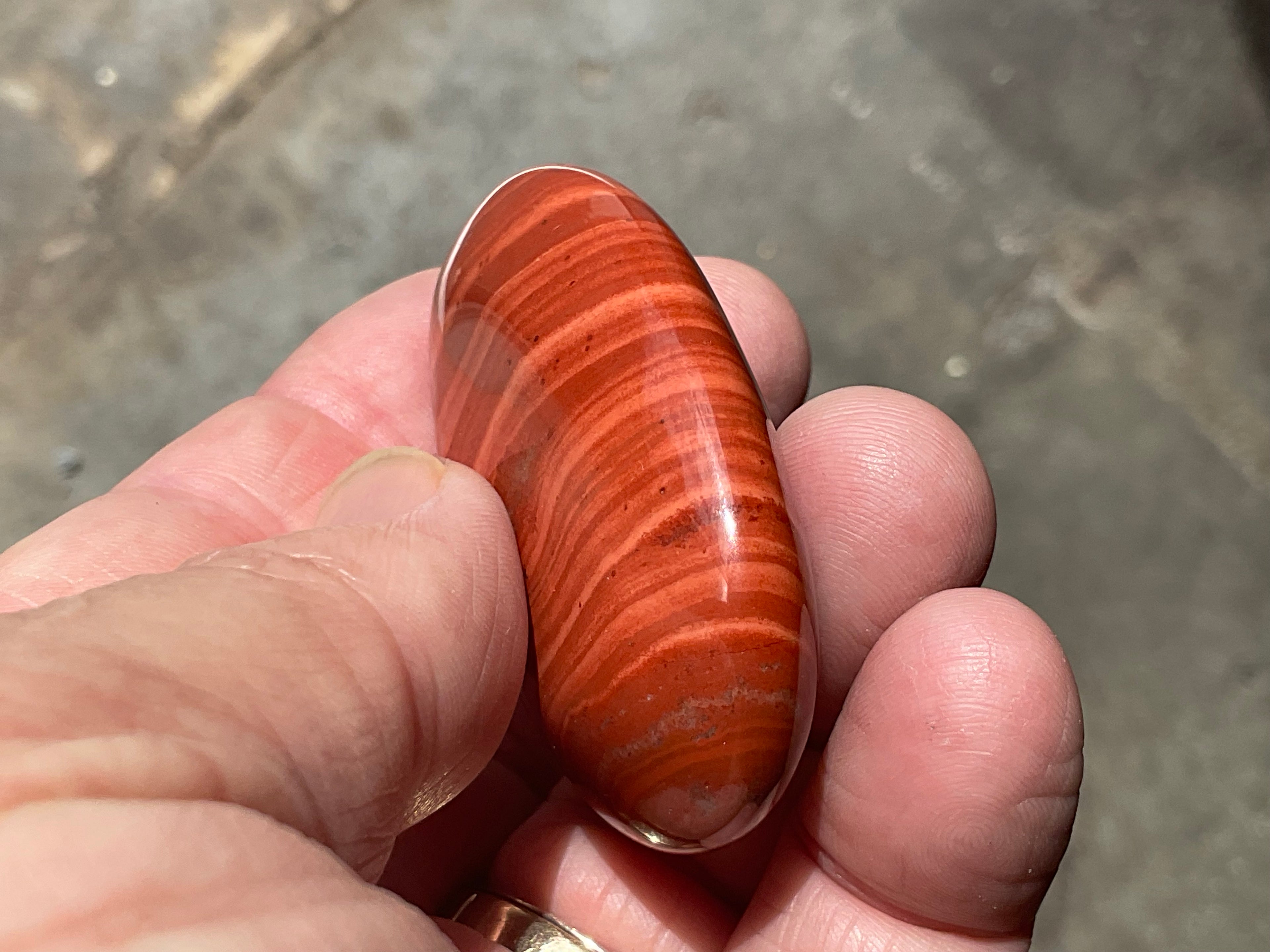58g Red Jasper Palmstone 4B