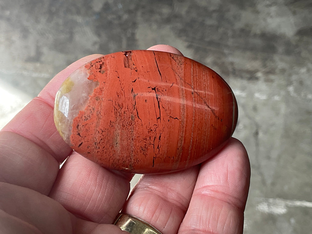 60g Red Jasper Palmstone 4C