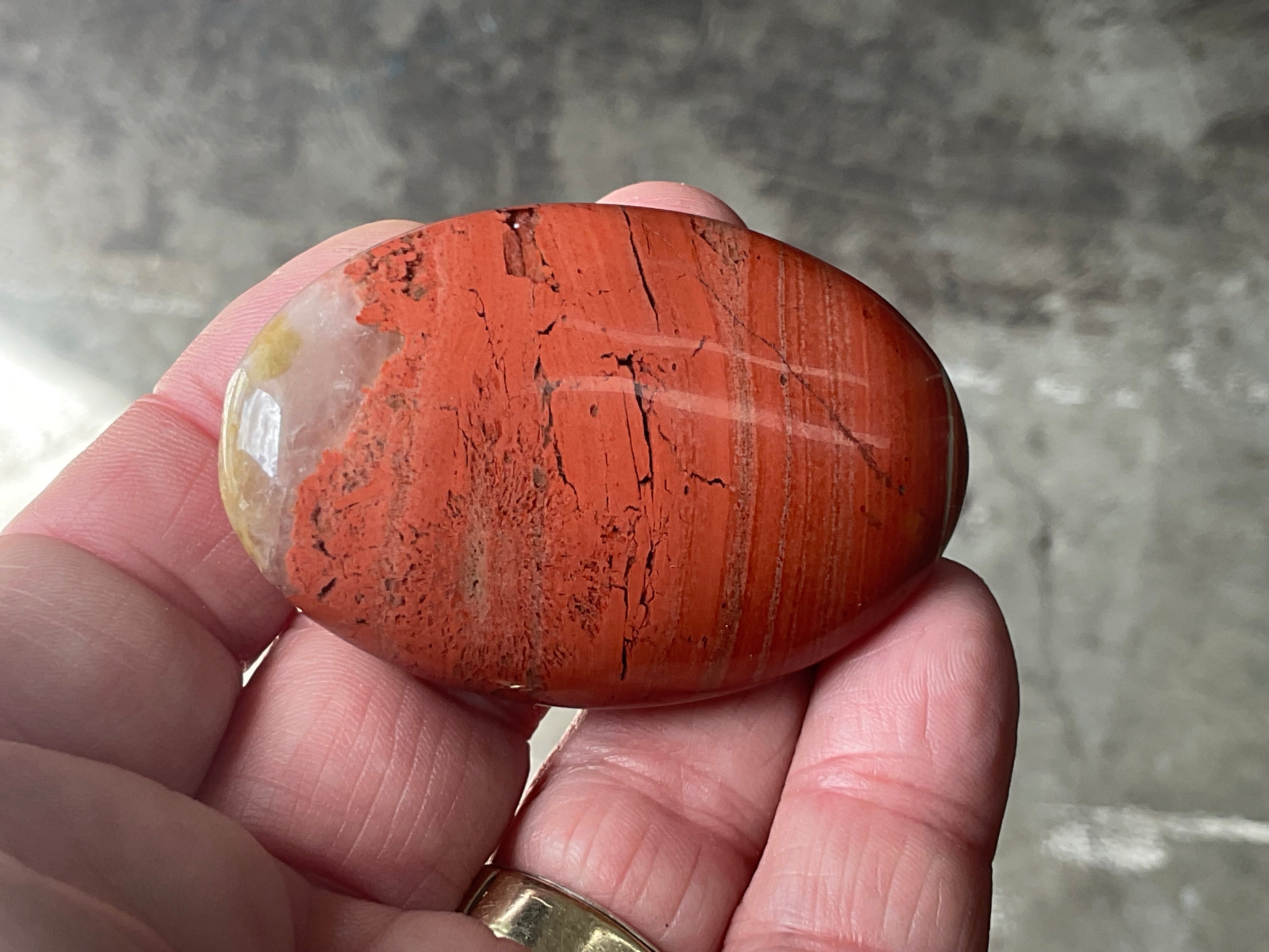60g Red Jasper Palmstone 4C