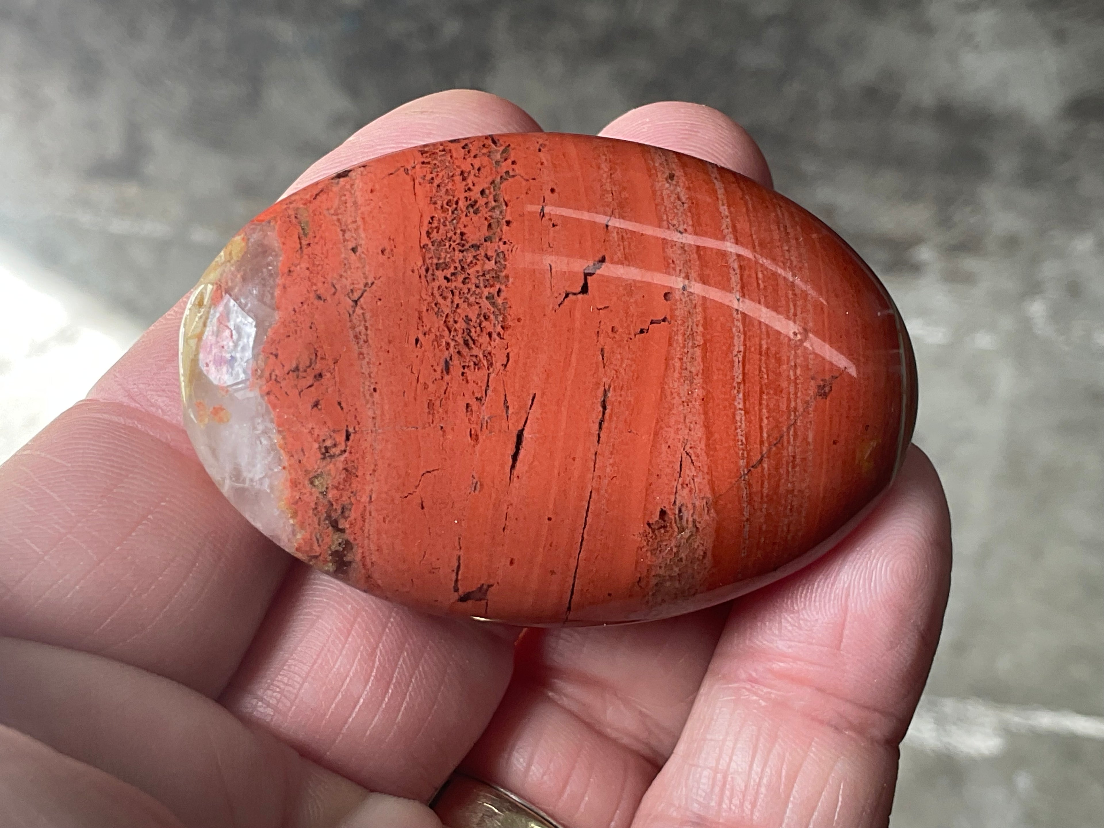 60g Red Jasper Palmstone 4C