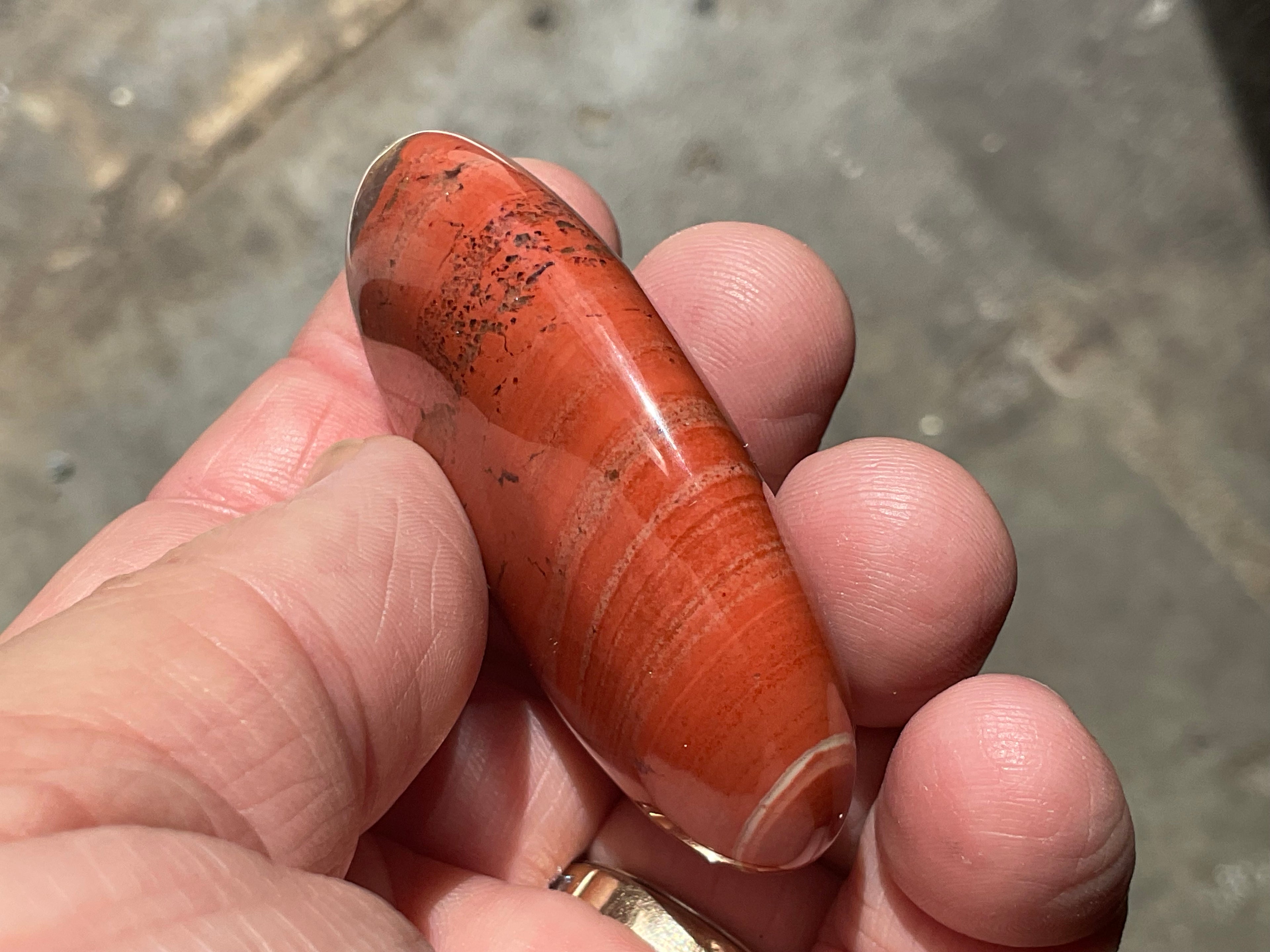 60g Red Jasper Palmstone 4C