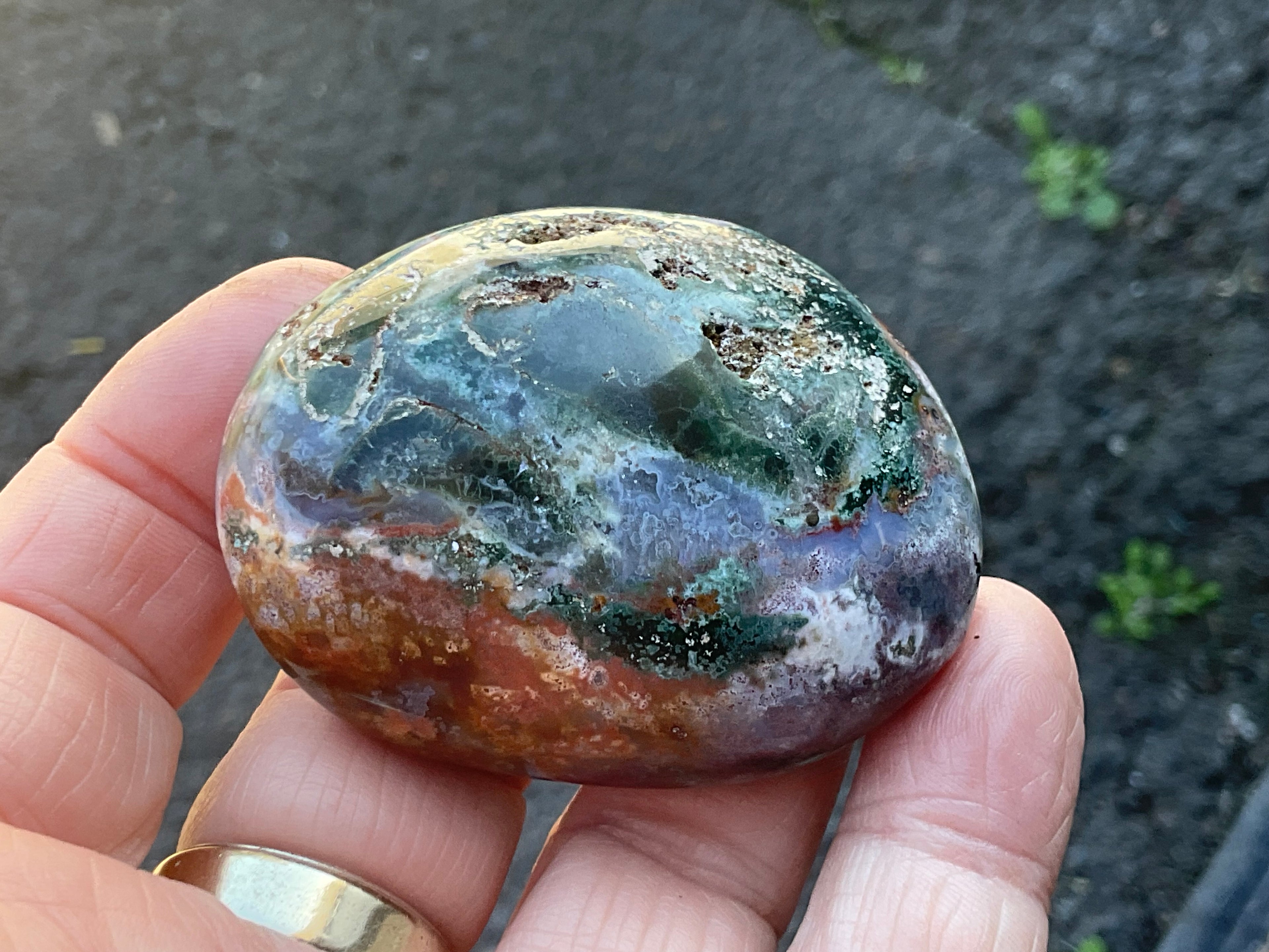 78g Ocean Jasper Palmstone 5A
