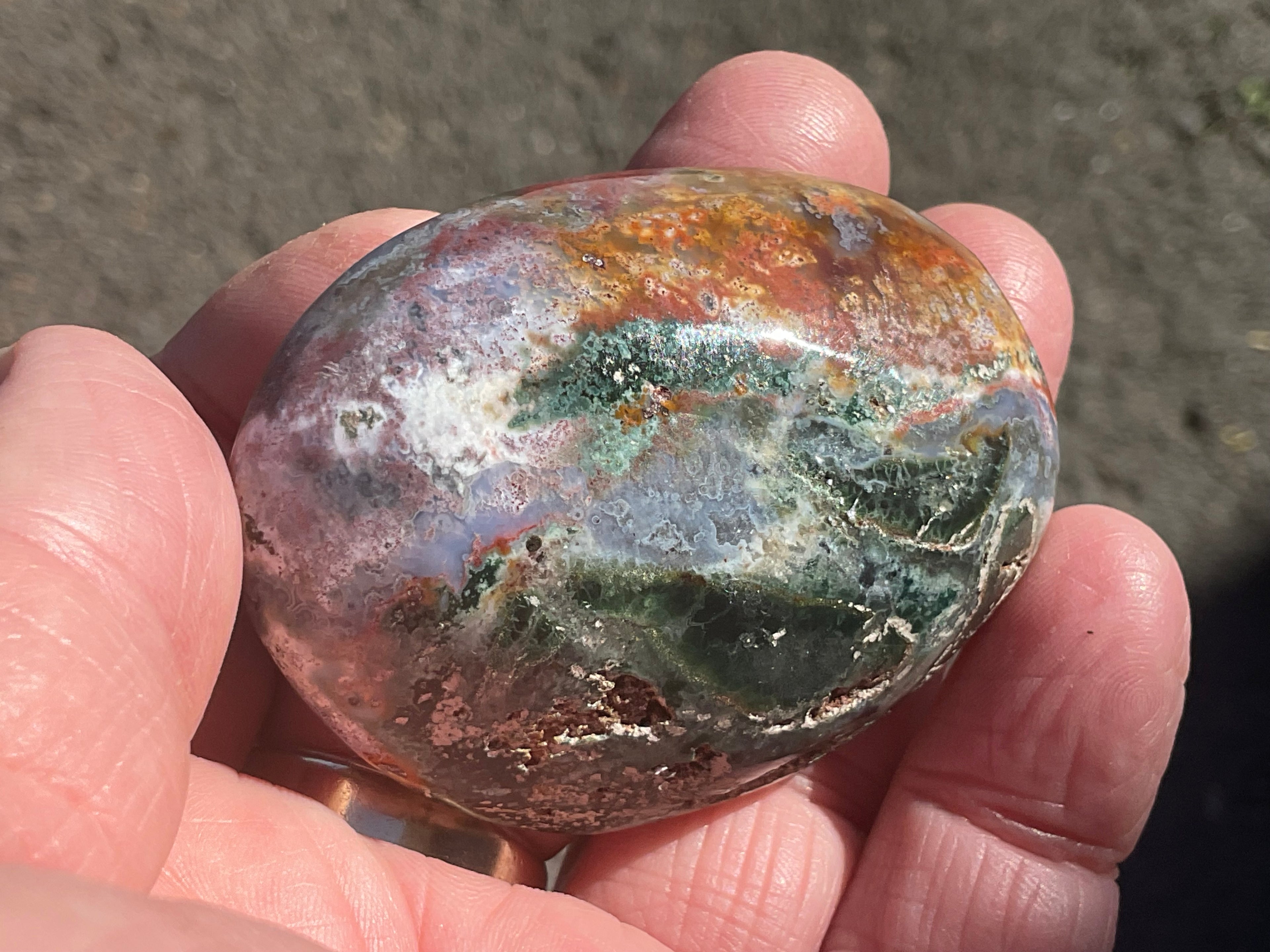 78g Ocean Jasper Palmstone 5A