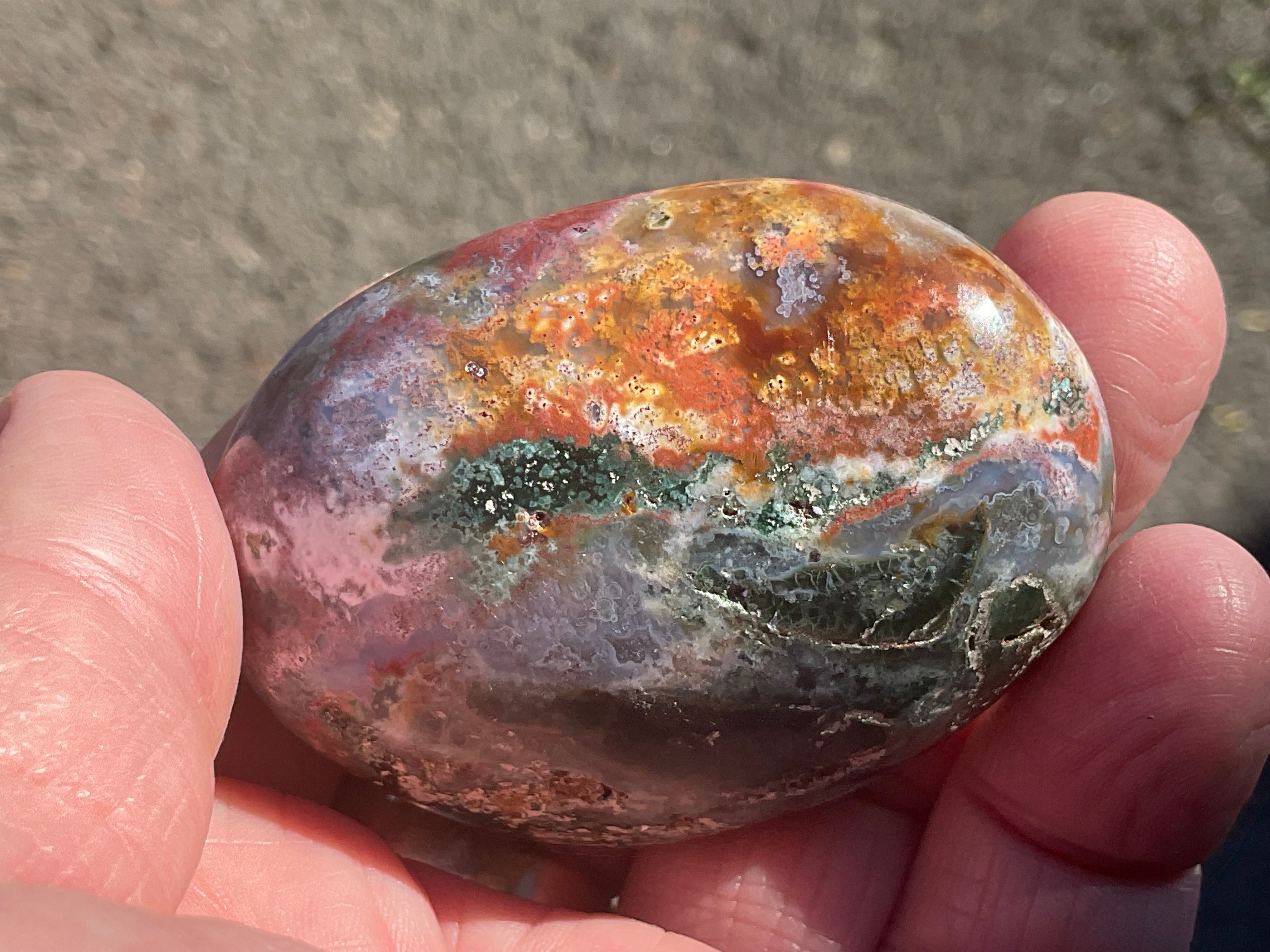 78g Ocean Jasper Palmstone 5A