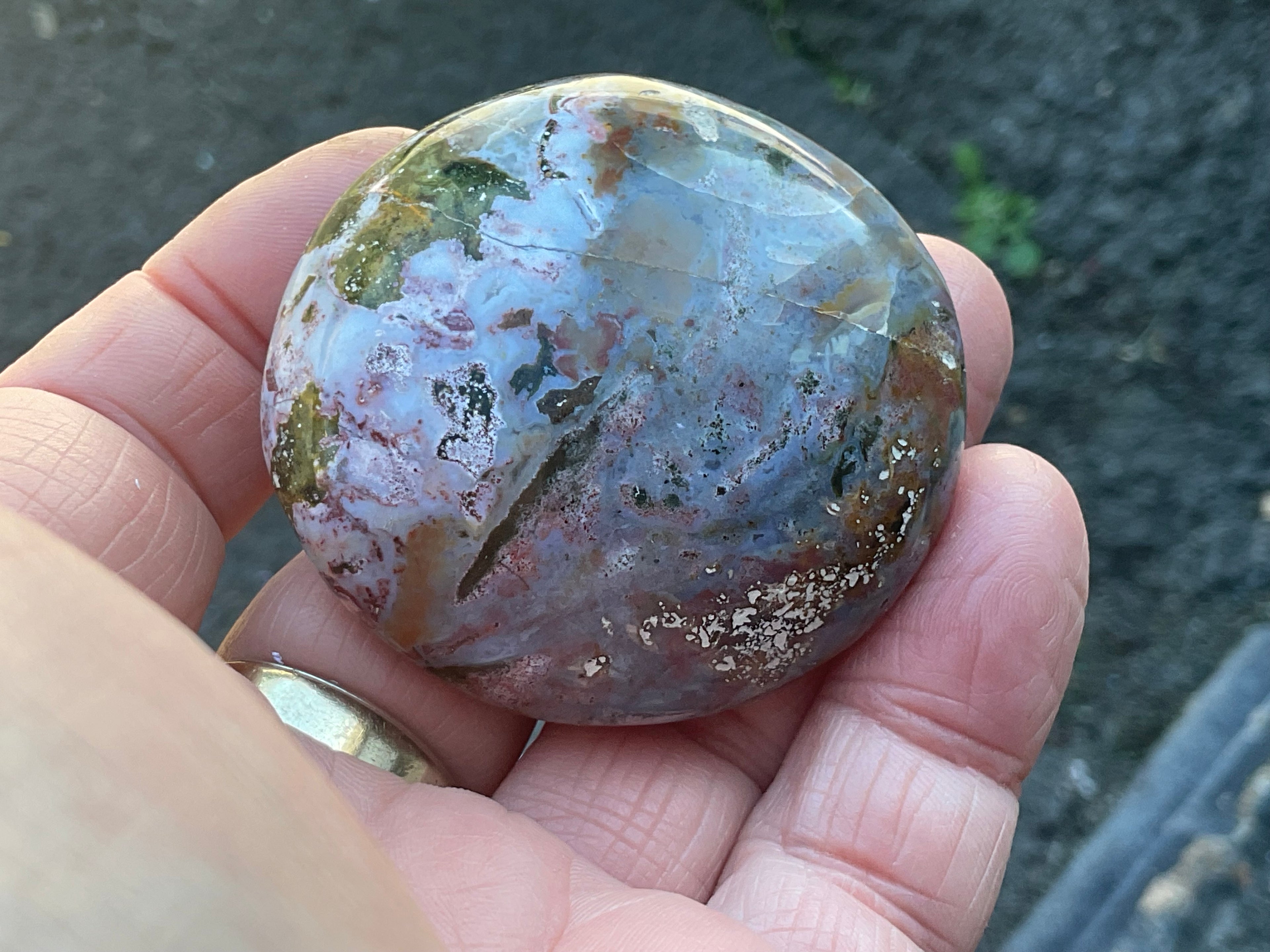 84g Ocean Jasper Palmstone 6A