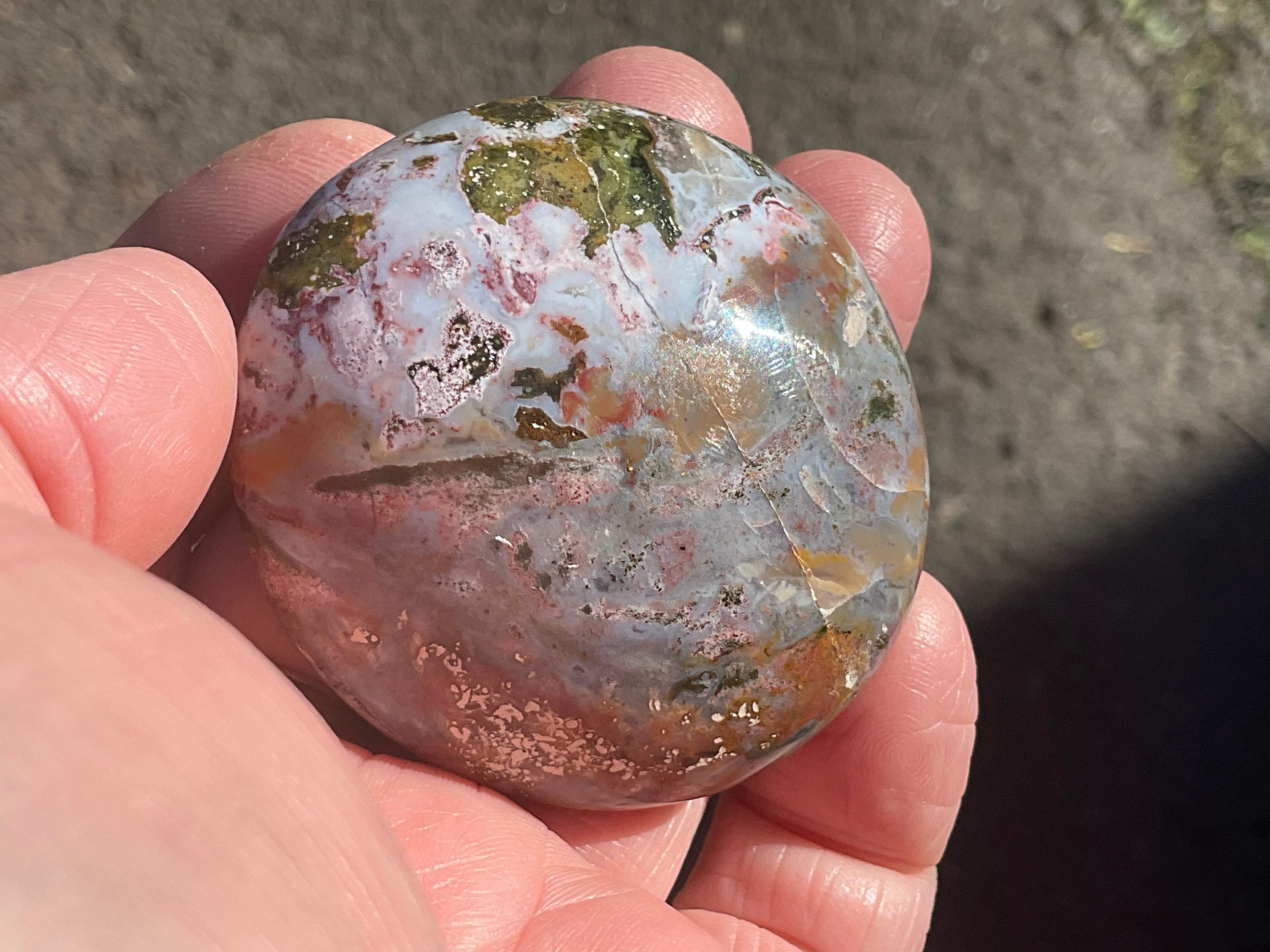 84g Ocean Jasper Palmstone 6A
