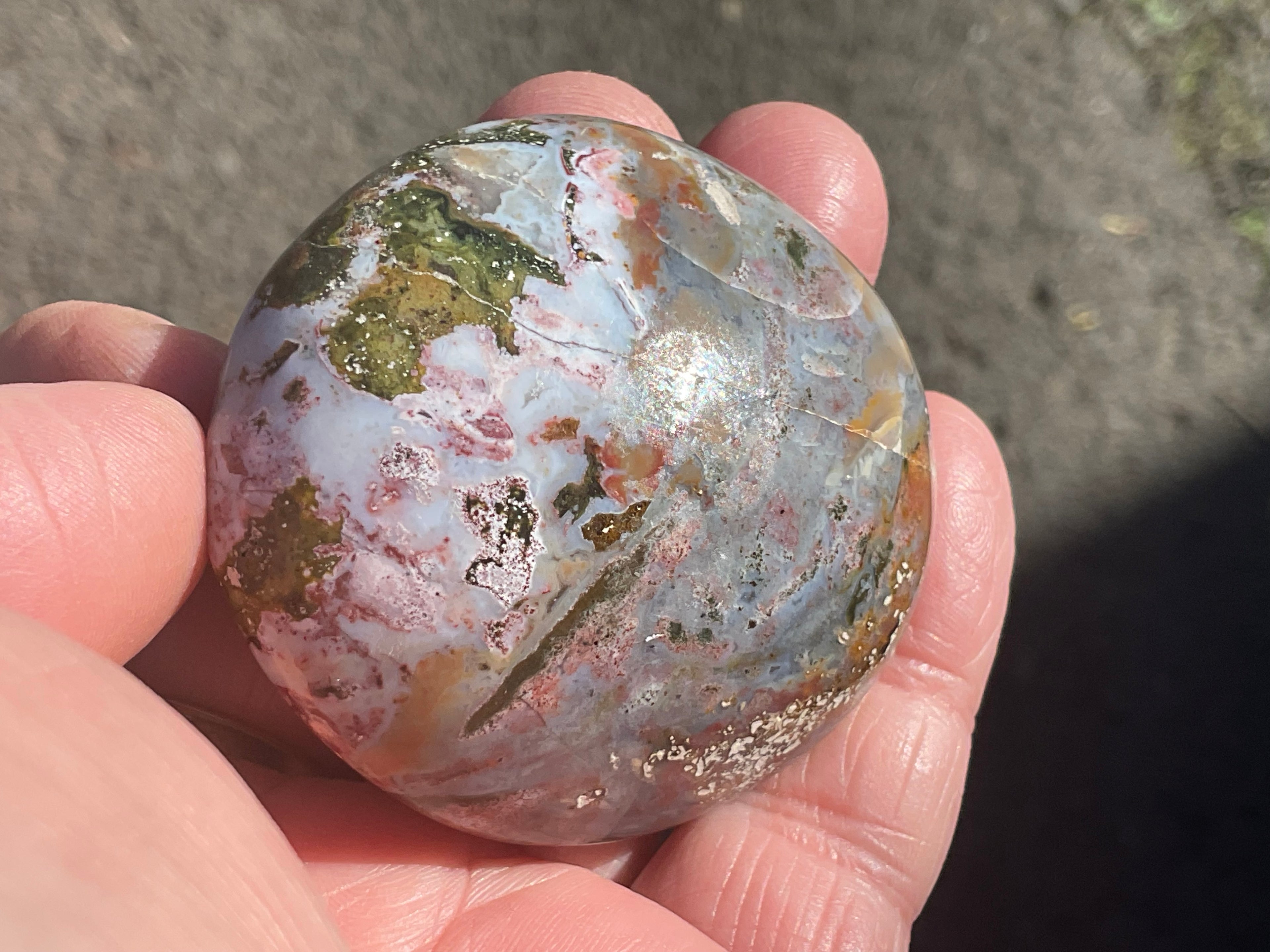 84g Ocean Jasper Palmstone 6A