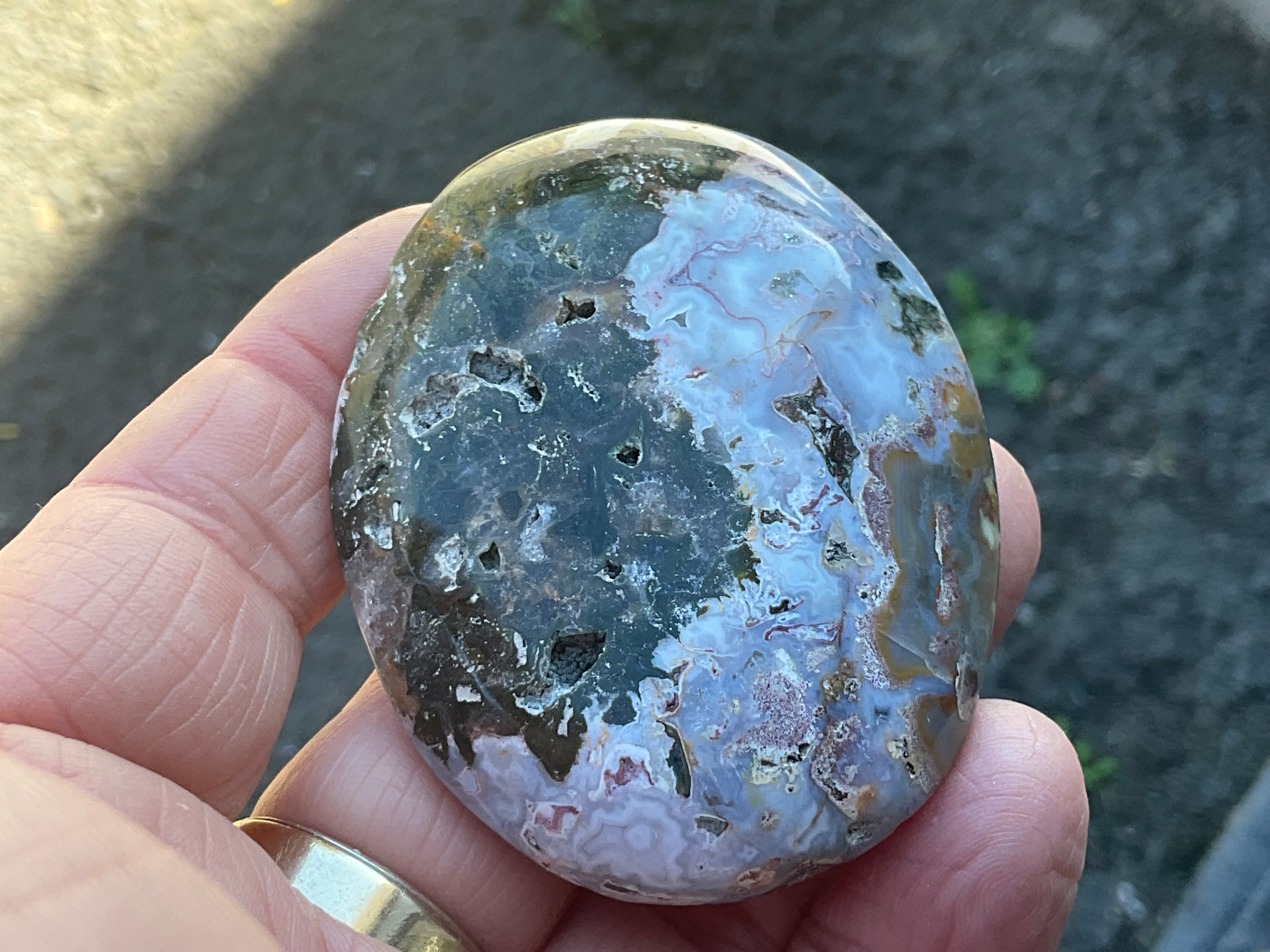 80g Ocean Jasper Palmstone 3A