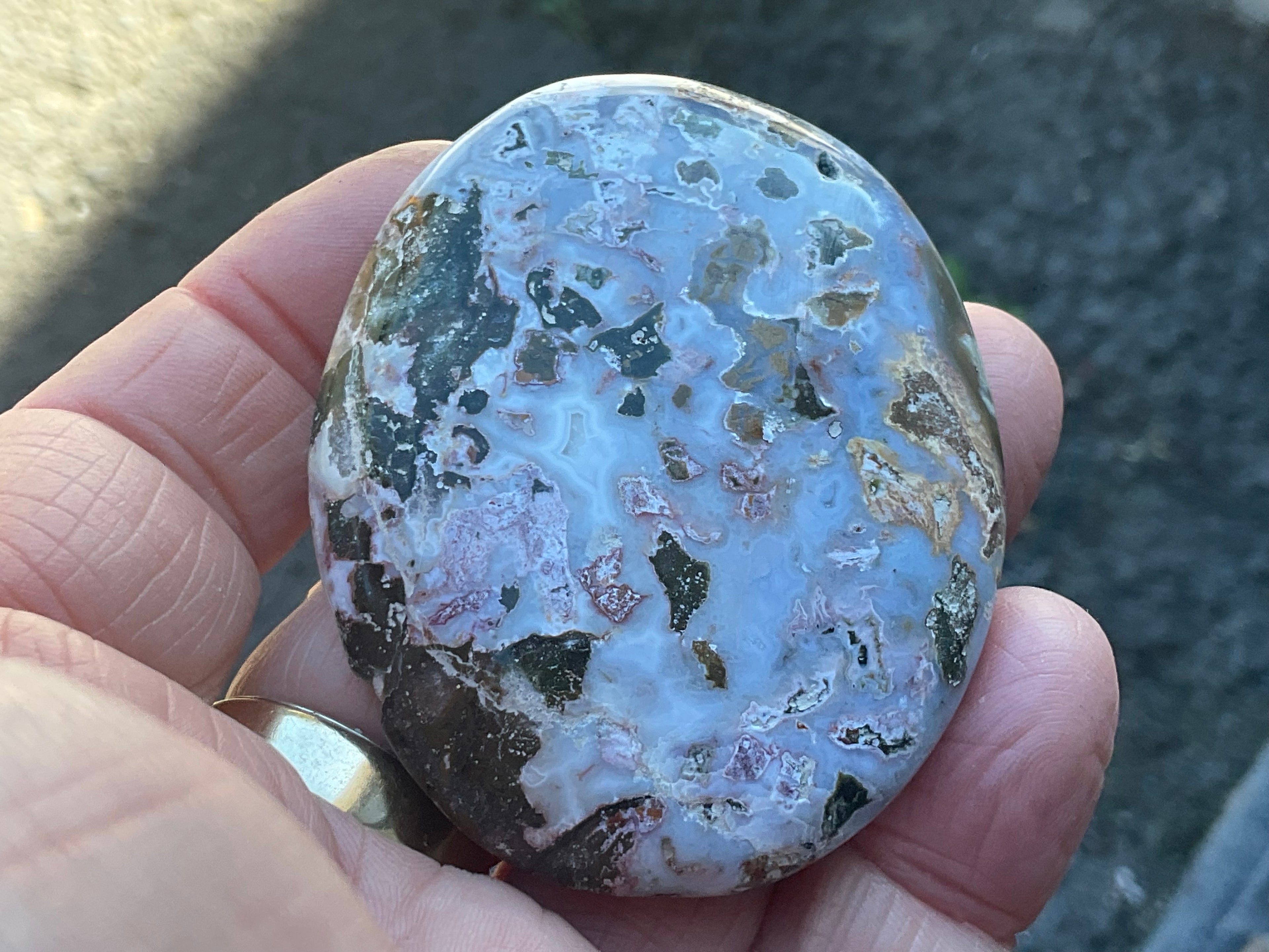 80g Ocean Jasper Palmstone 3A