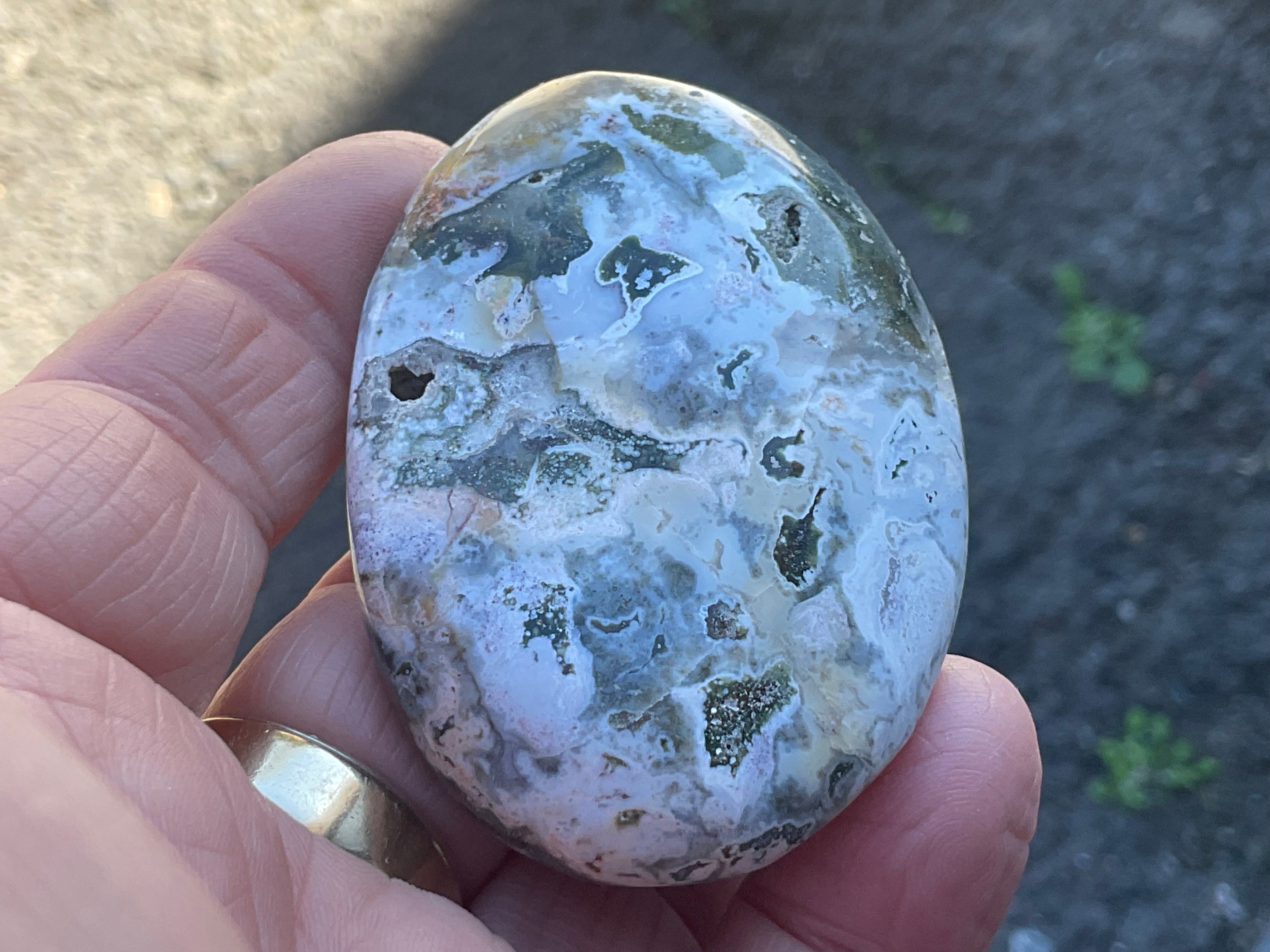 79g Ocean Jasper Palmstone 3C