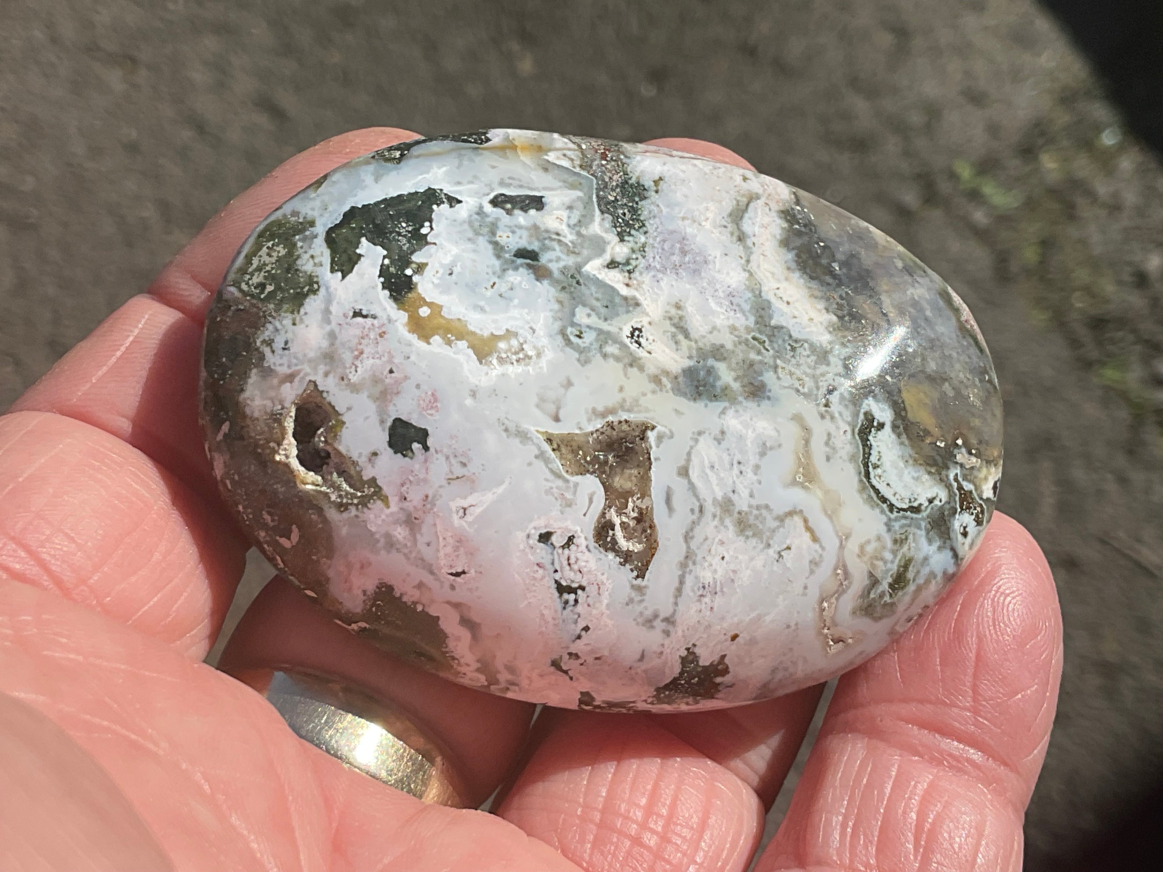 79g Ocean Jasper Palmstone 3C