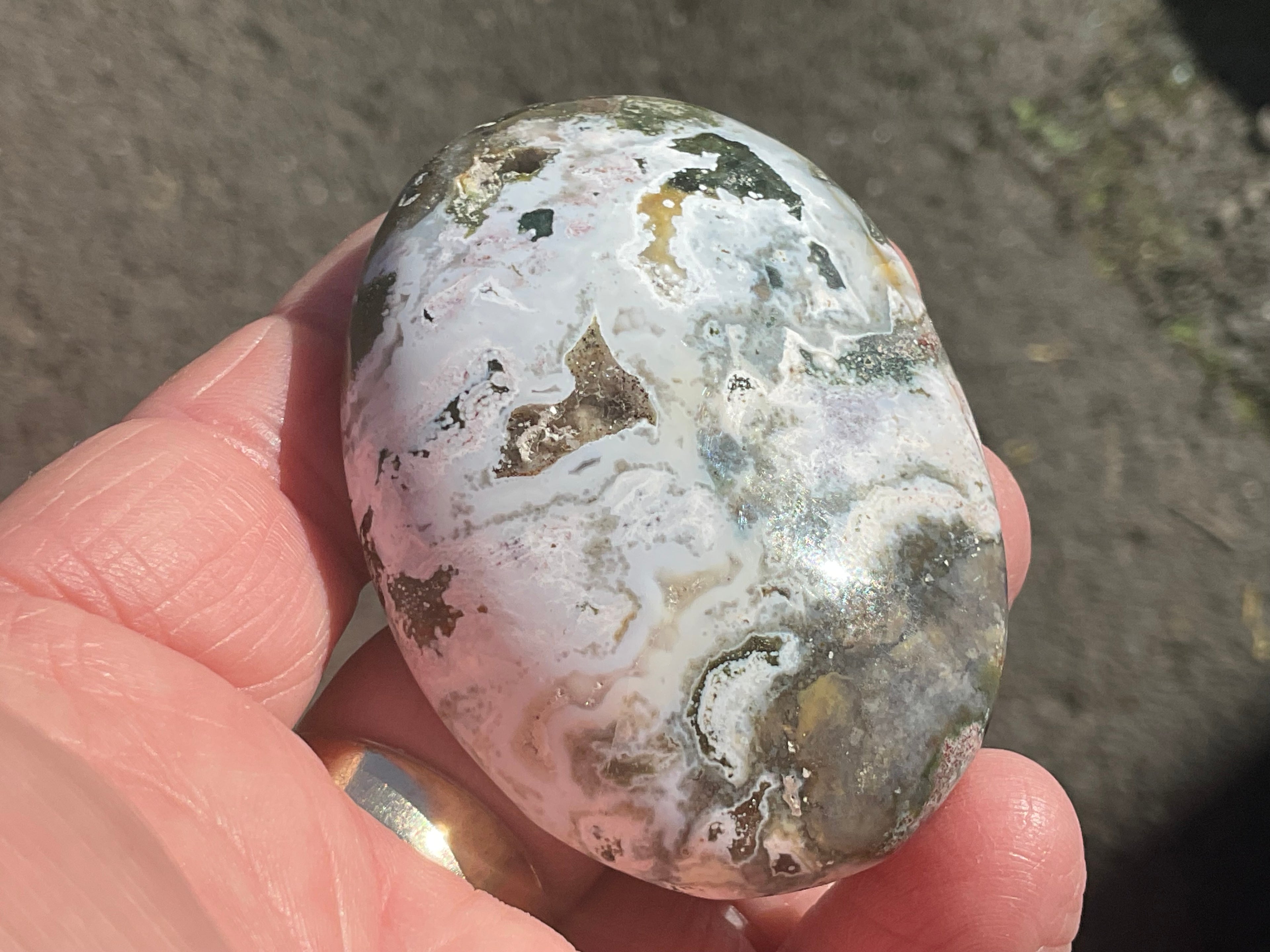79g Ocean Jasper Palmstone 3C