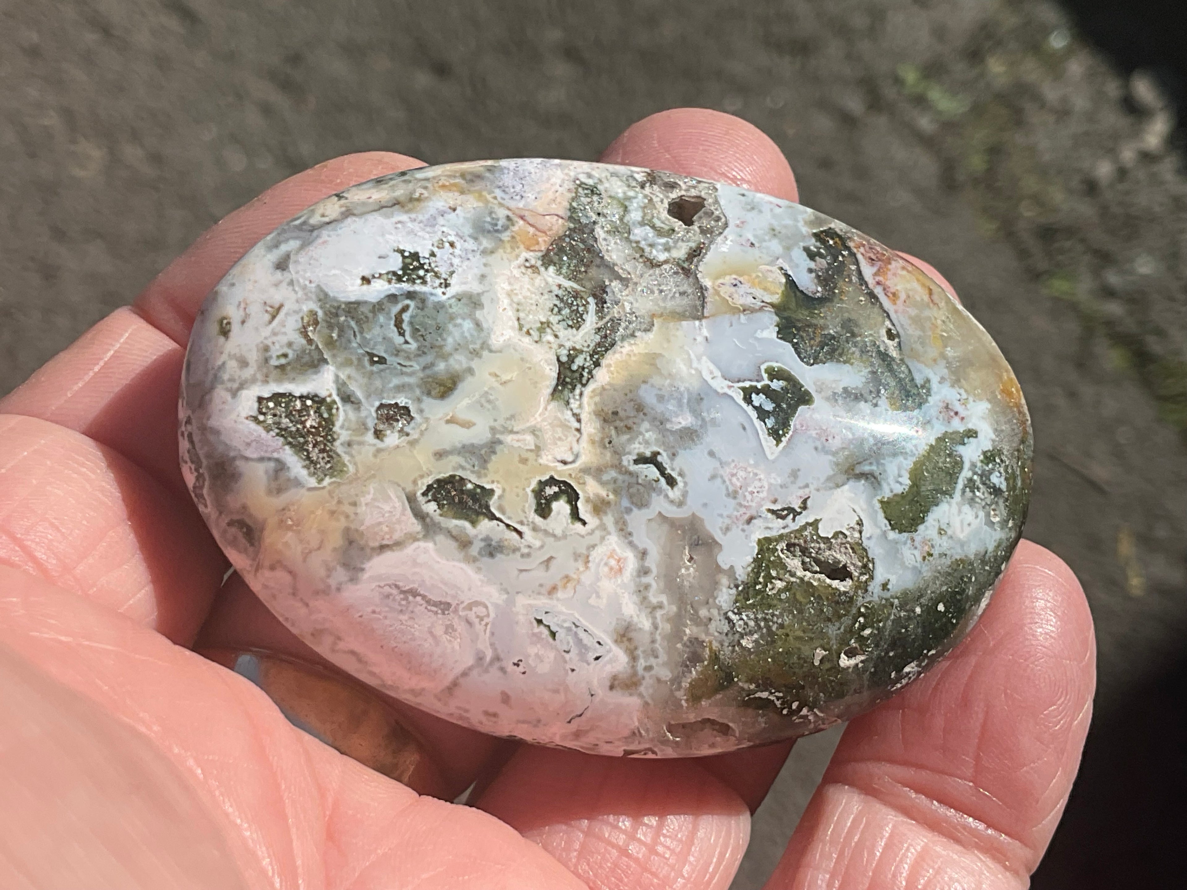 79g Ocean Jasper Palmstone 3C