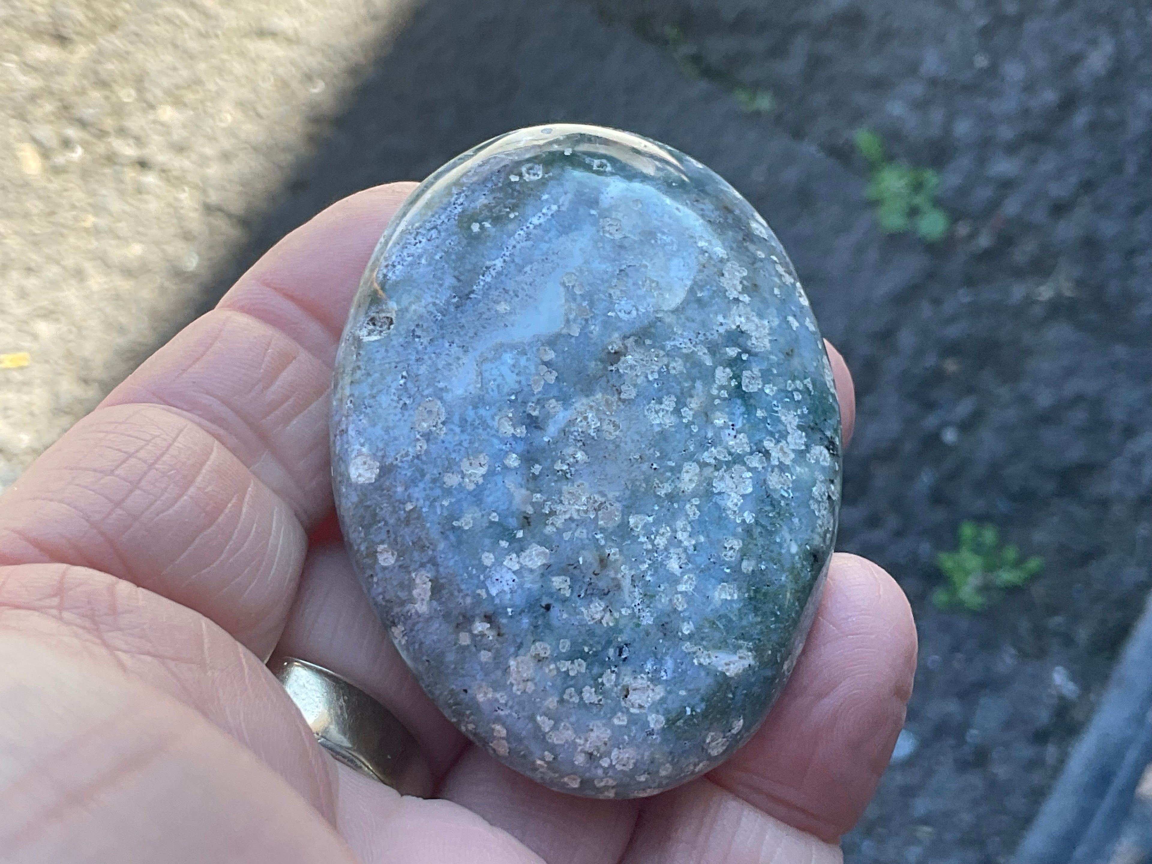 84g Ocean Jasper Palmstone 4A