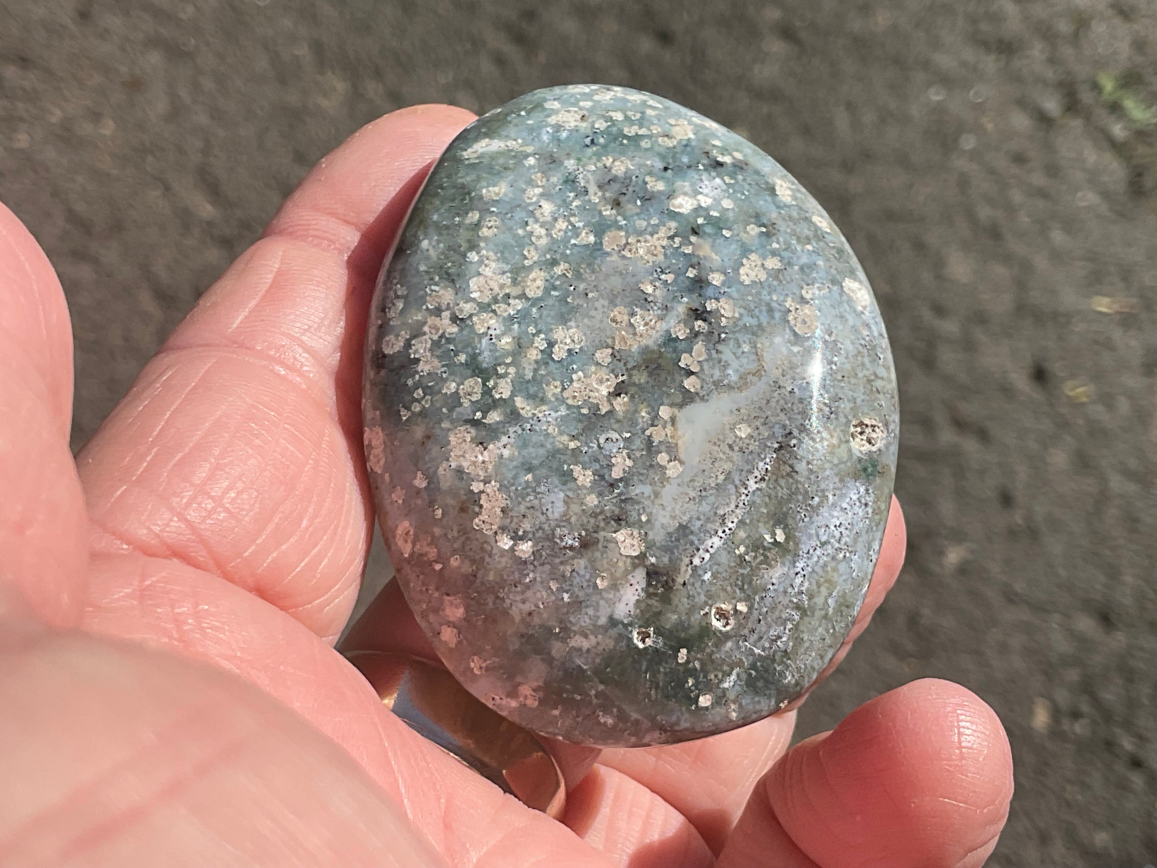 84g Ocean Jasper Palmstone 4A