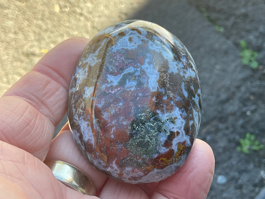 100g Ocean Jasper Palmstone 4C