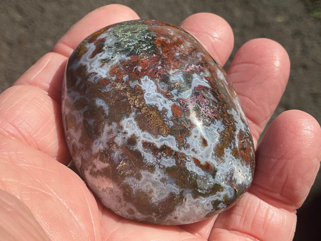 100g Ocean Jasper Palmstone 4C