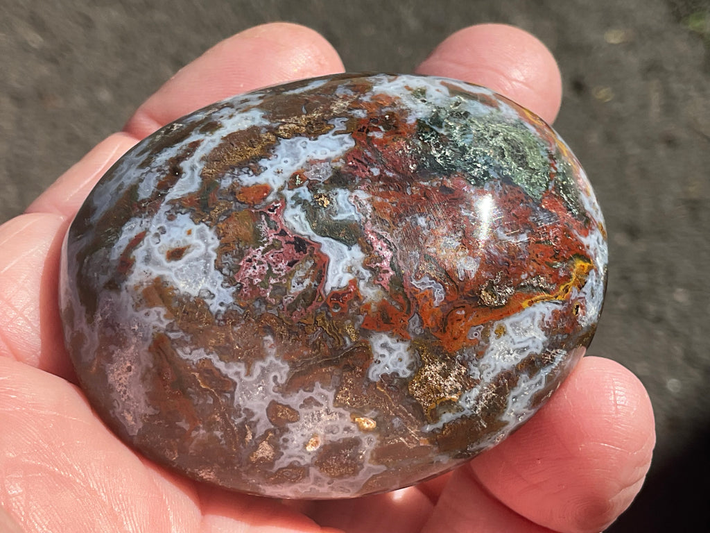 100g Ocean Jasper Palmstone 4C