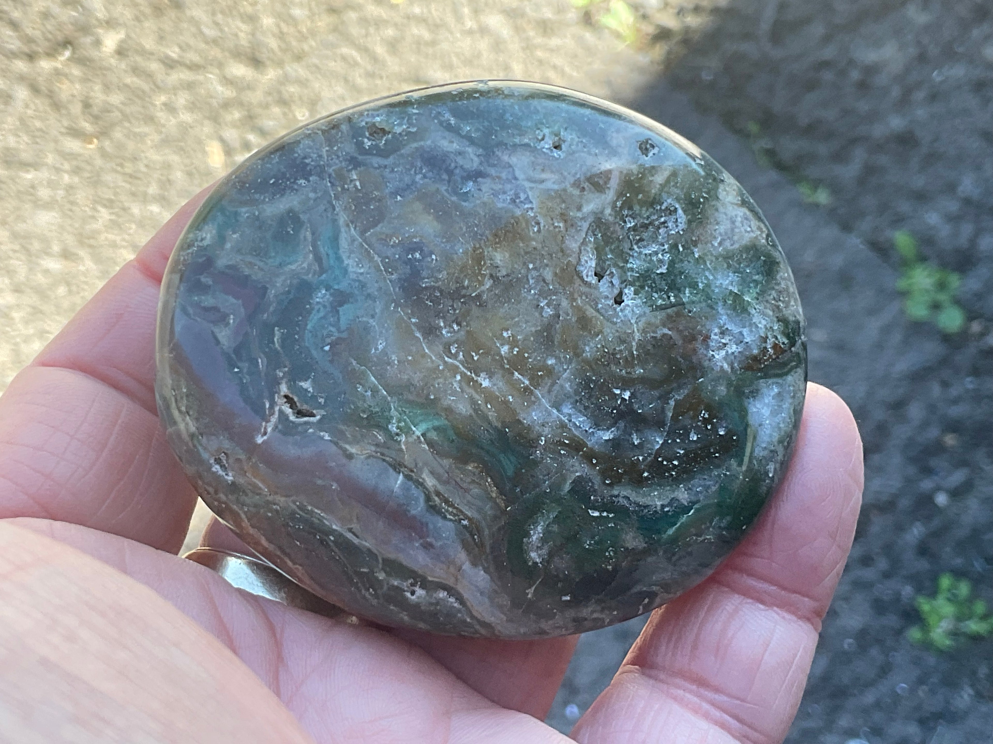 129g Ocean Jasper Palmstone 6B