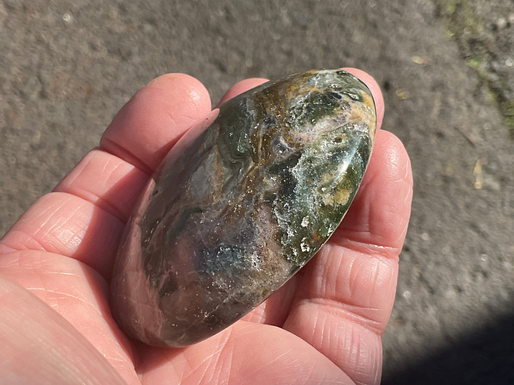 129g Ocean Jasper Palmstone 6B