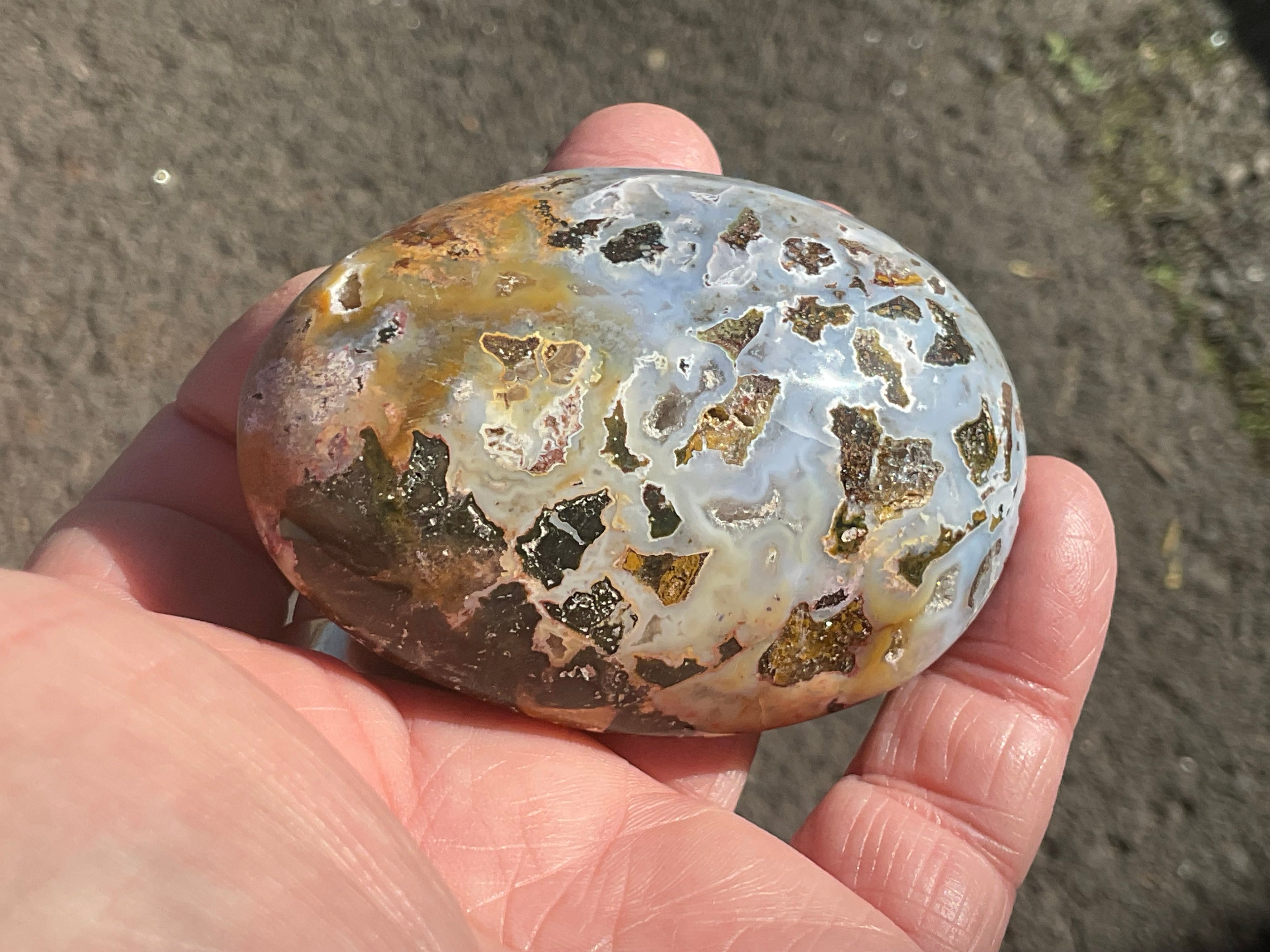 142g Ocean Jasper Palmstone 6C