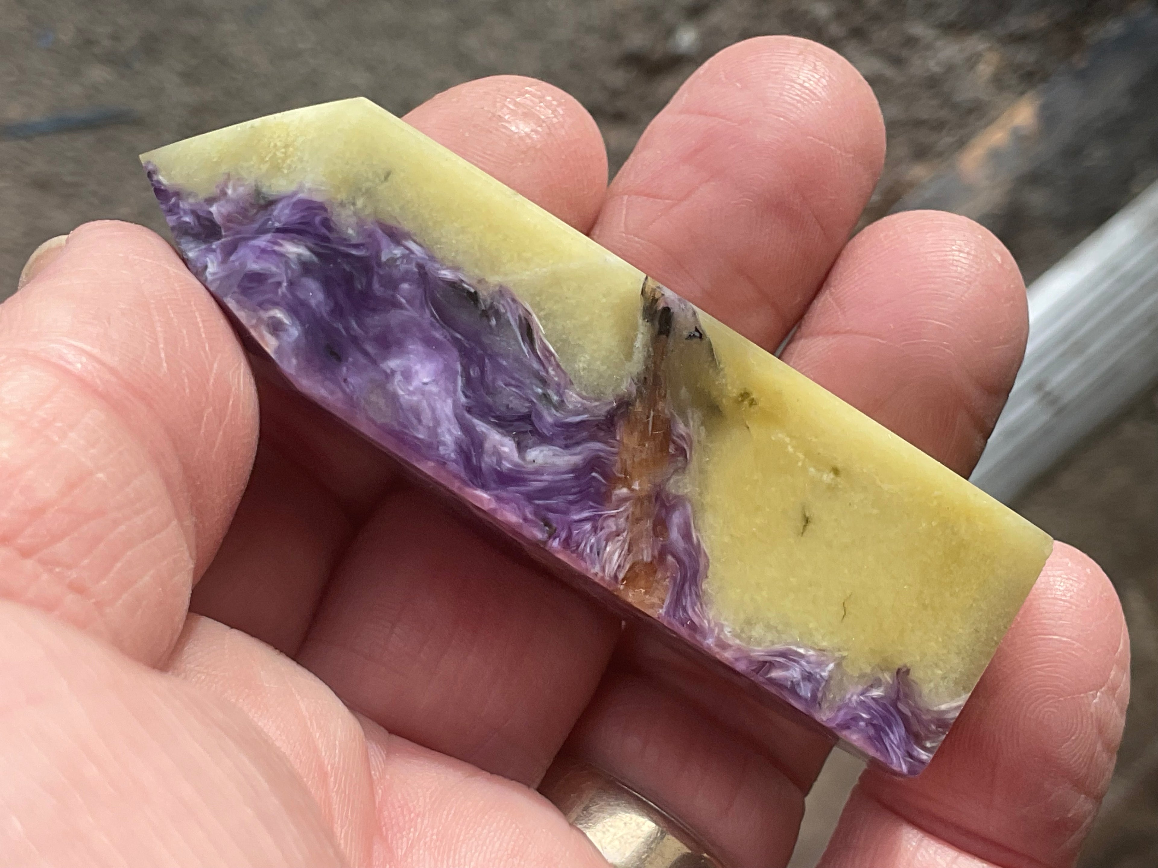 60g Charoite with Calcite Generator 1A
