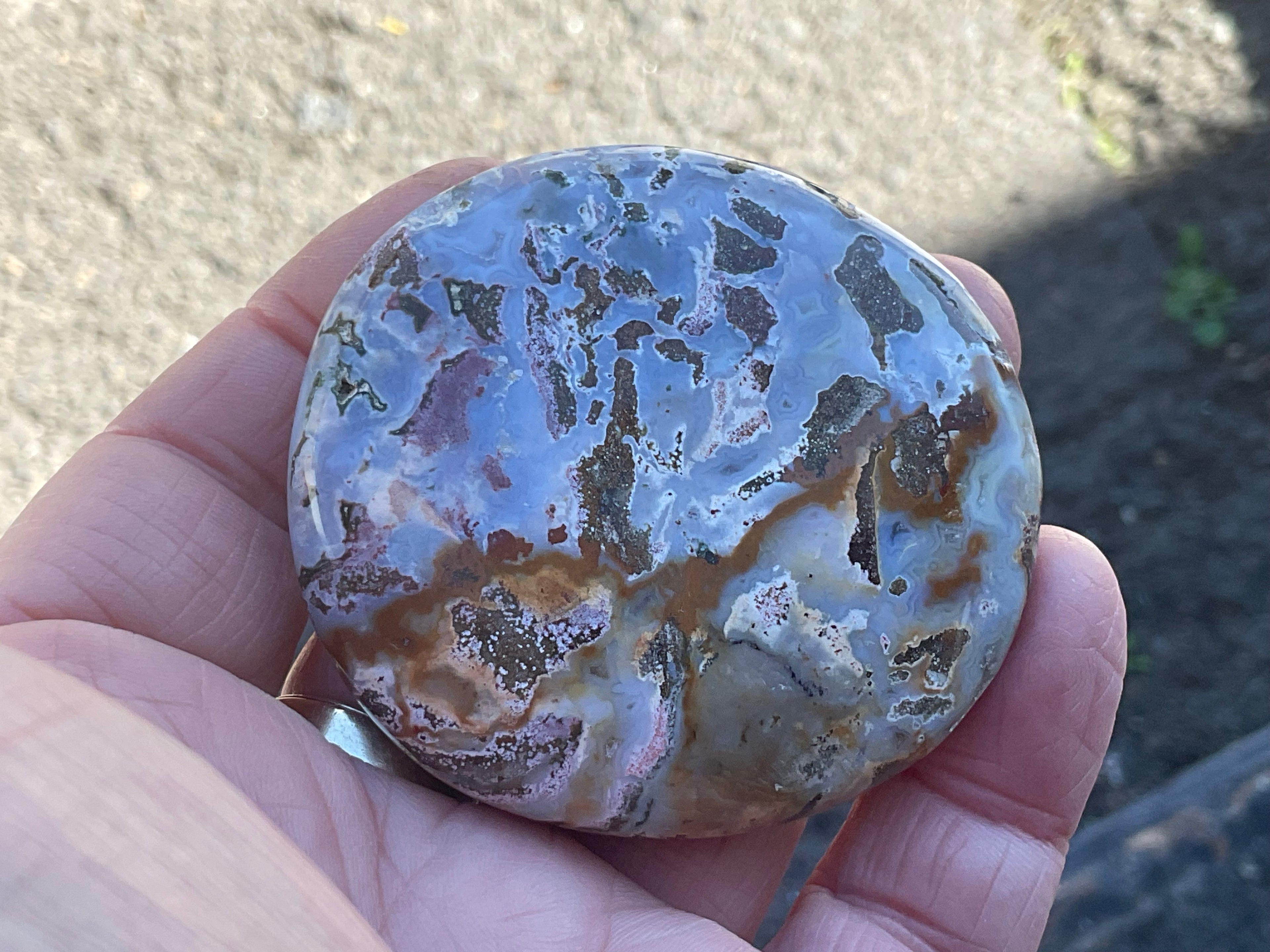 90g Ocean Jasper Palmstone 7A