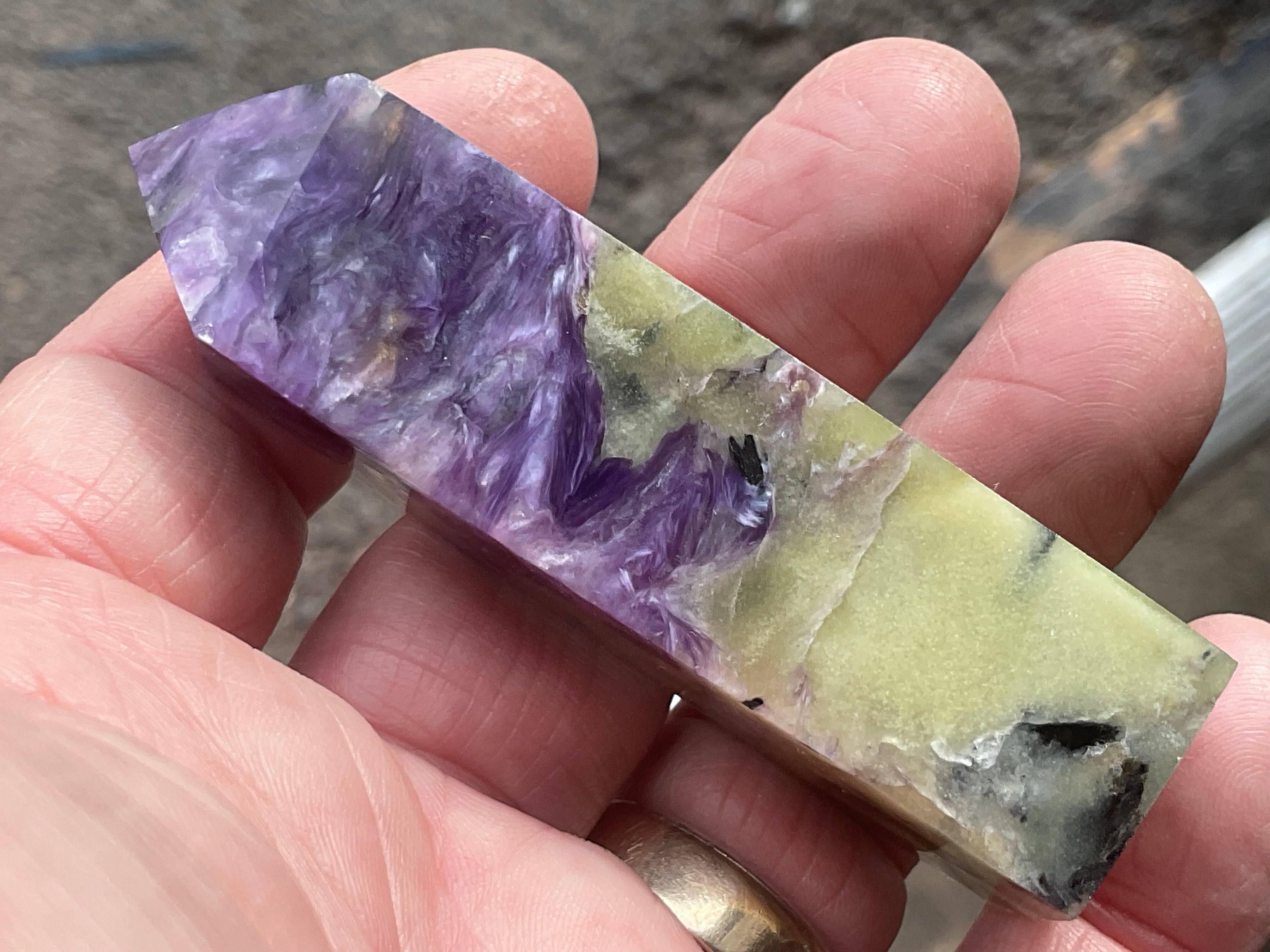 62g Charoite with Calcite Generator 1B