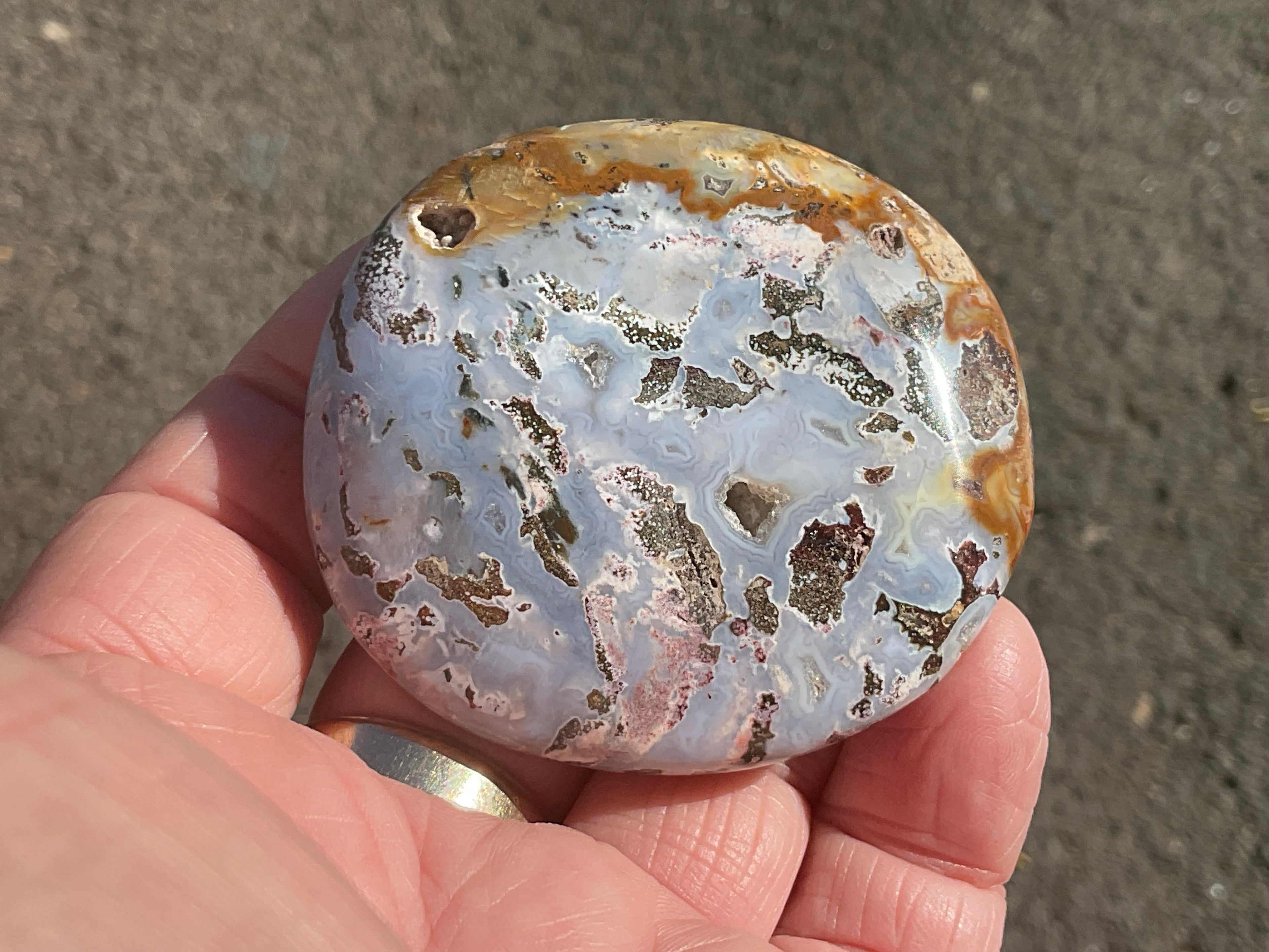 90g Ocean Jasper Palmstone 7A