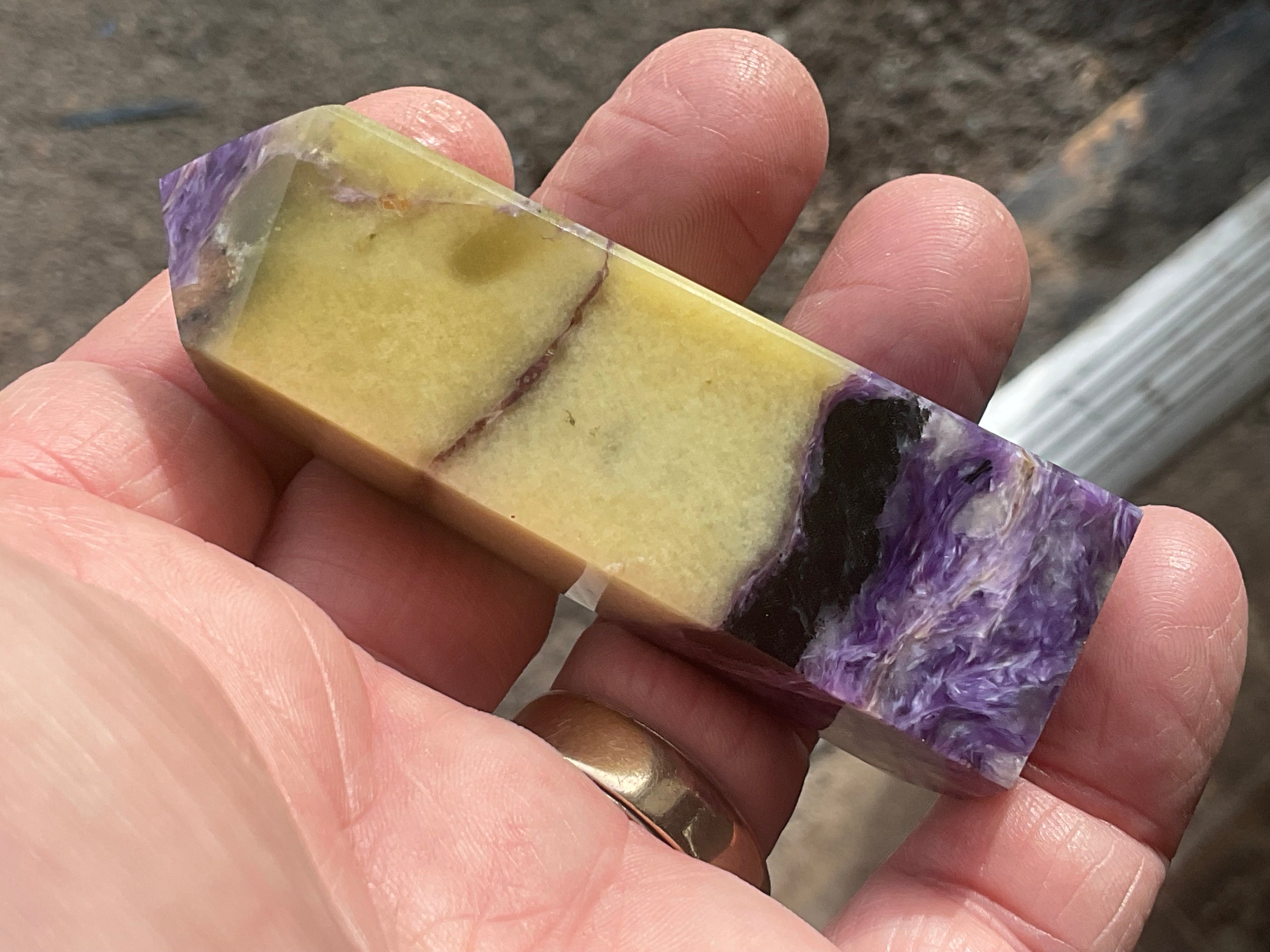 70g Charoite with Calcite Generator 1C