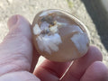 79g Flower Agate Palmstone 1B