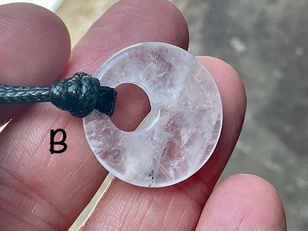 Clear Quartz Donut (Pi Stone) Variation Group 1